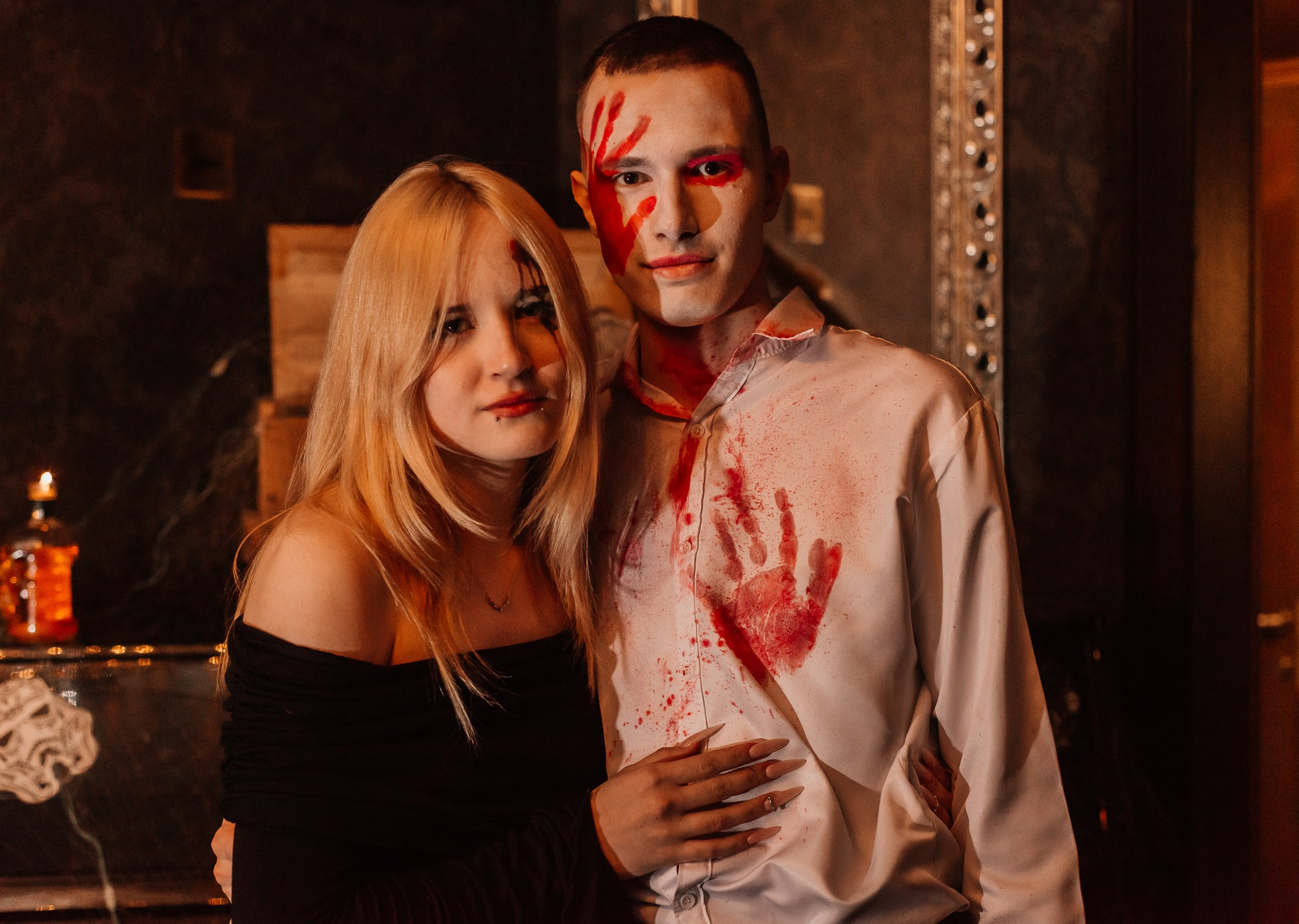 Halloween party в кальянной HookahPlace. Профессиональный пейзажный фотограф Новокрещенов Станислав