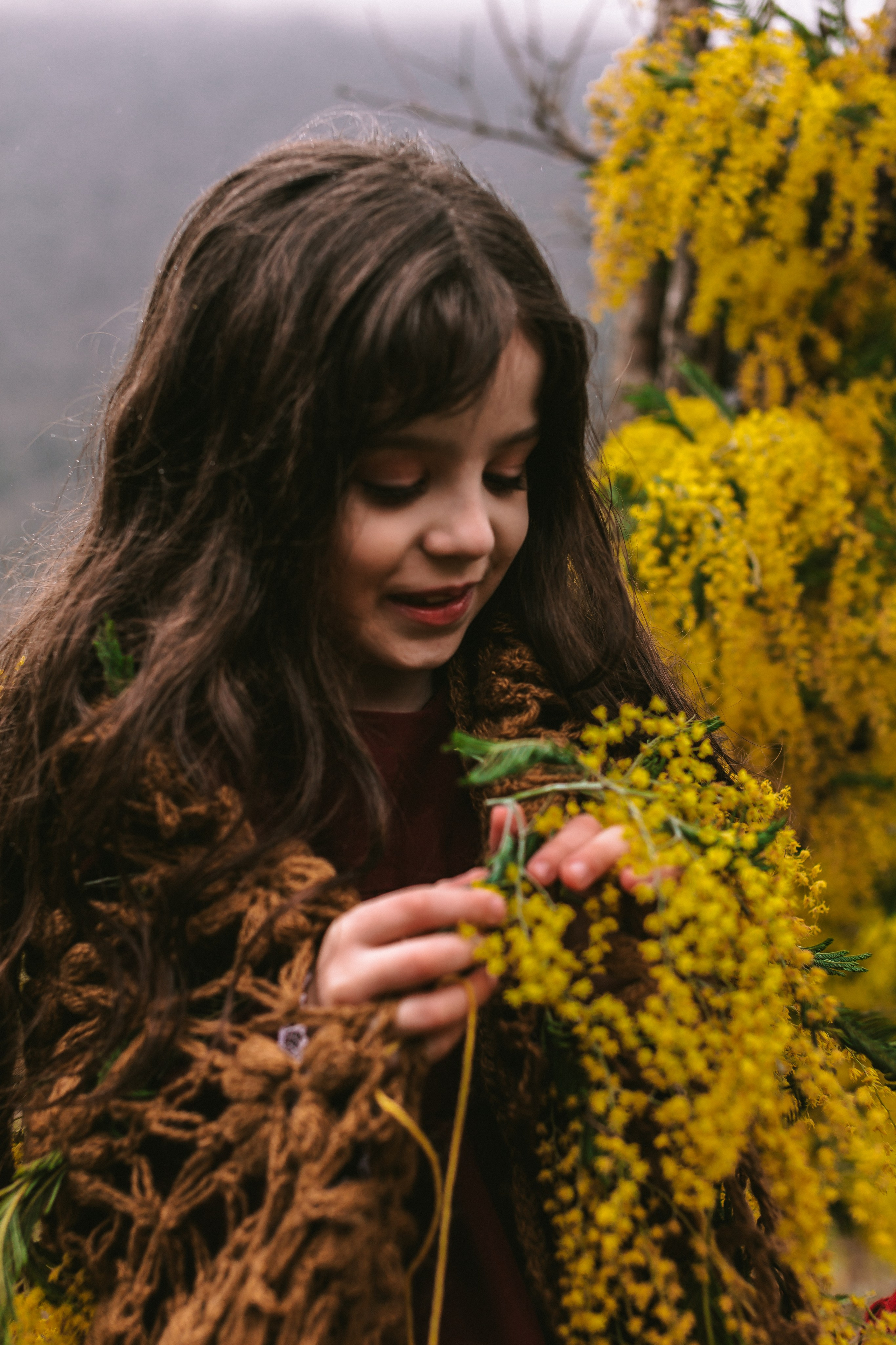 Девочка в горах. Семейный и художественный фотограф в Тюмени Юлия Логинова
