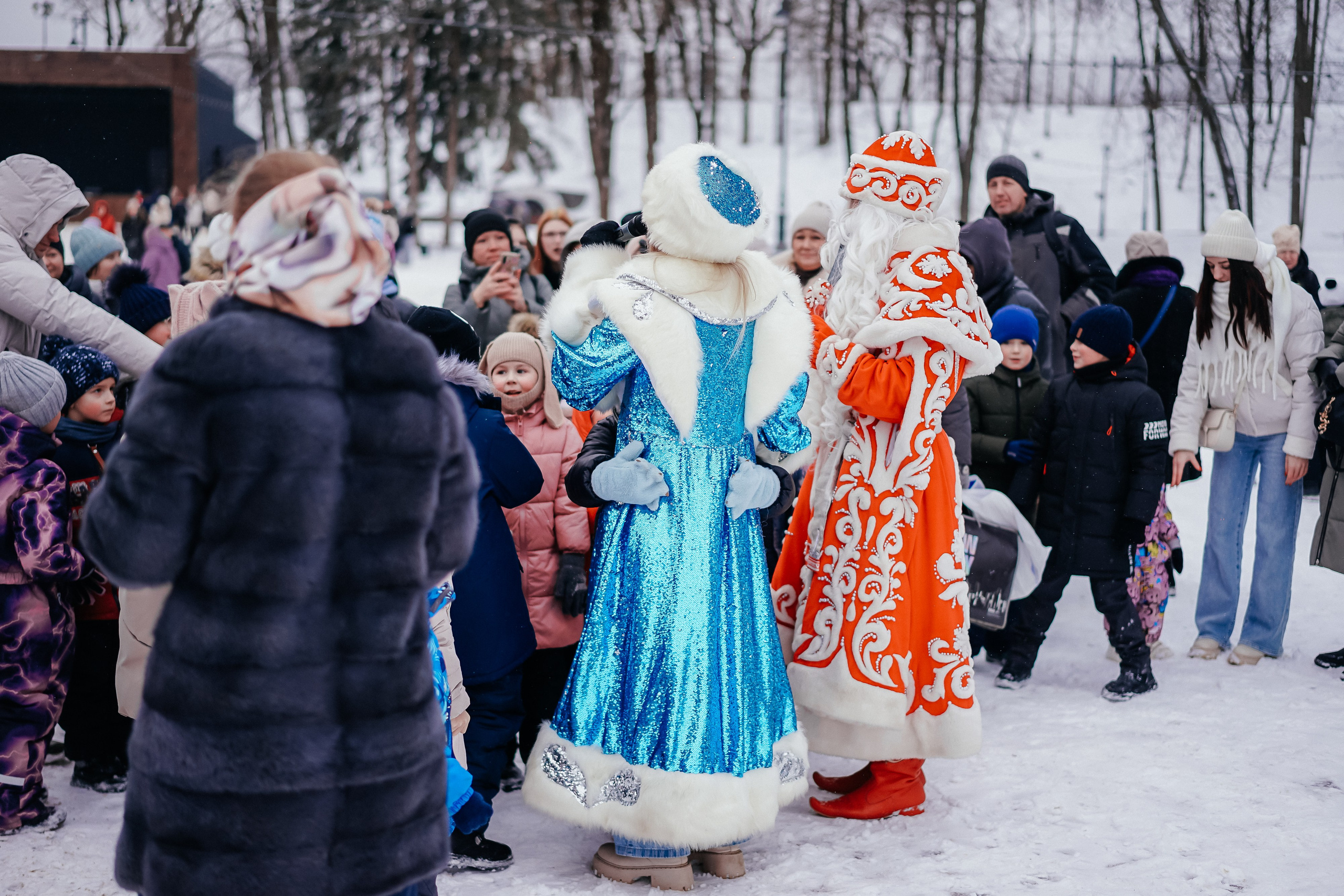 «Предновогодний переполох» Лопатинский сад, 14.12.2024. Фотограф и видеограф Смоленск | Студия Цезарь