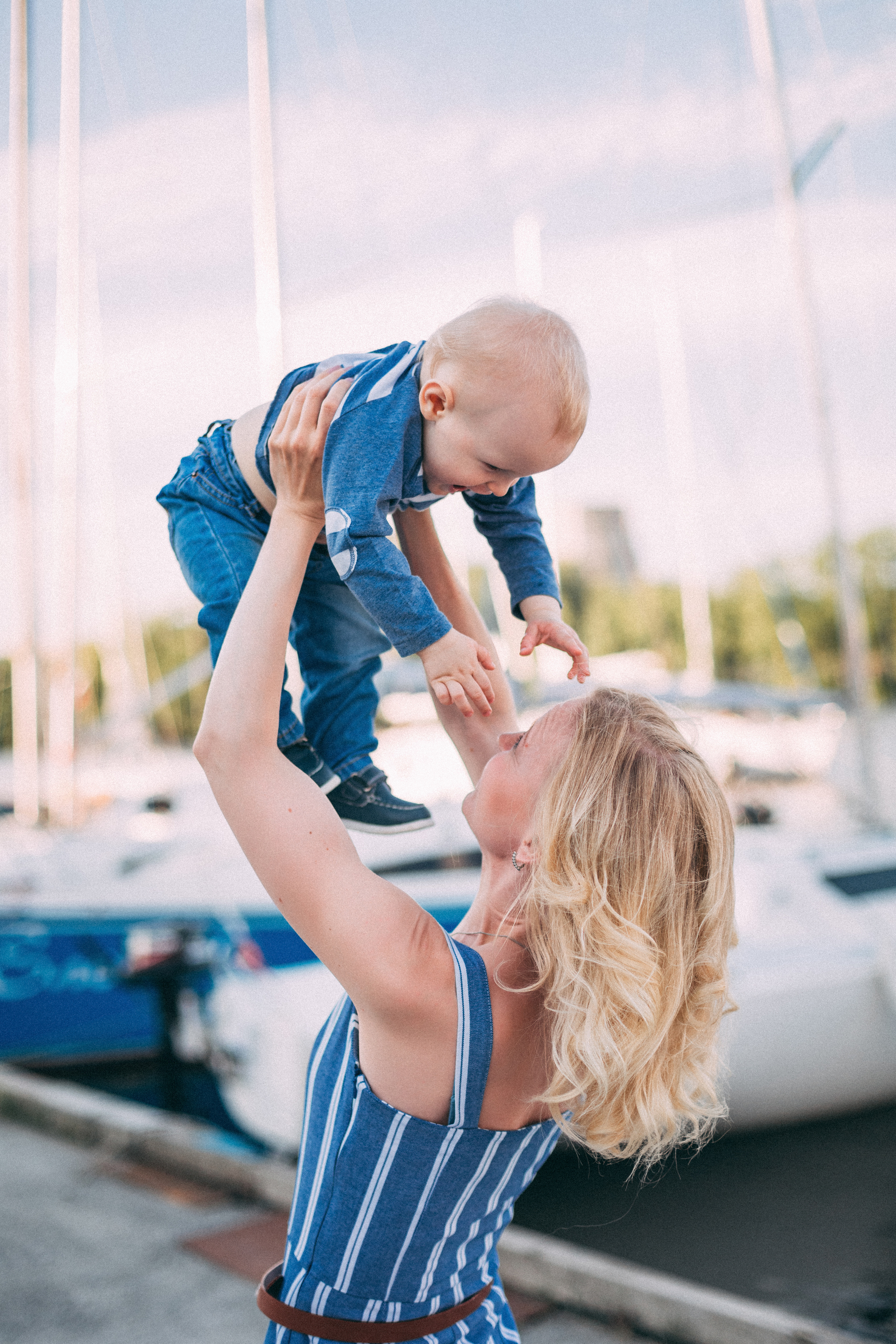 Семейная фотосессия в морском стиле. Свадебный и семейный фотограф Ксения Шекк Екатеринбург