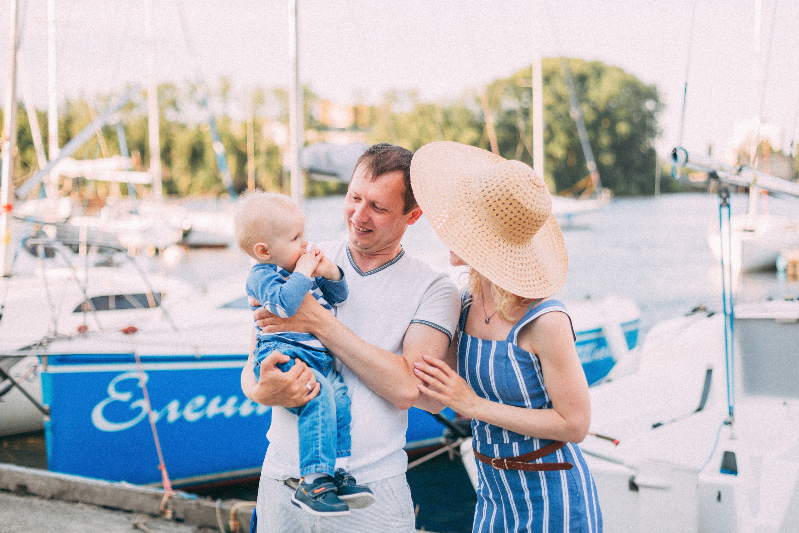 Семейная фотосессия в морском стиле. Свадебный и семейный фотограф Ксения Шекк Екатеринбург