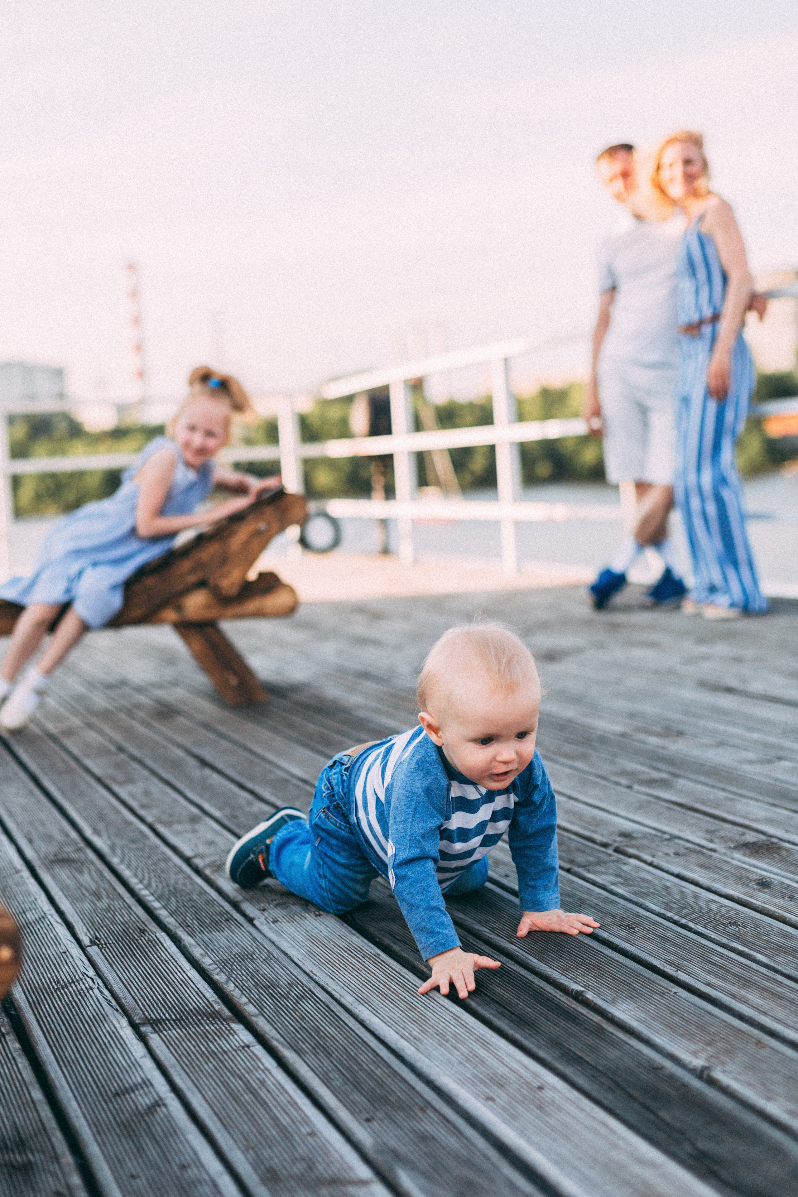 Семейная фотосессия в морском стиле. Свадебный и семейный фотограф Ксения Шекк Екатеринбург