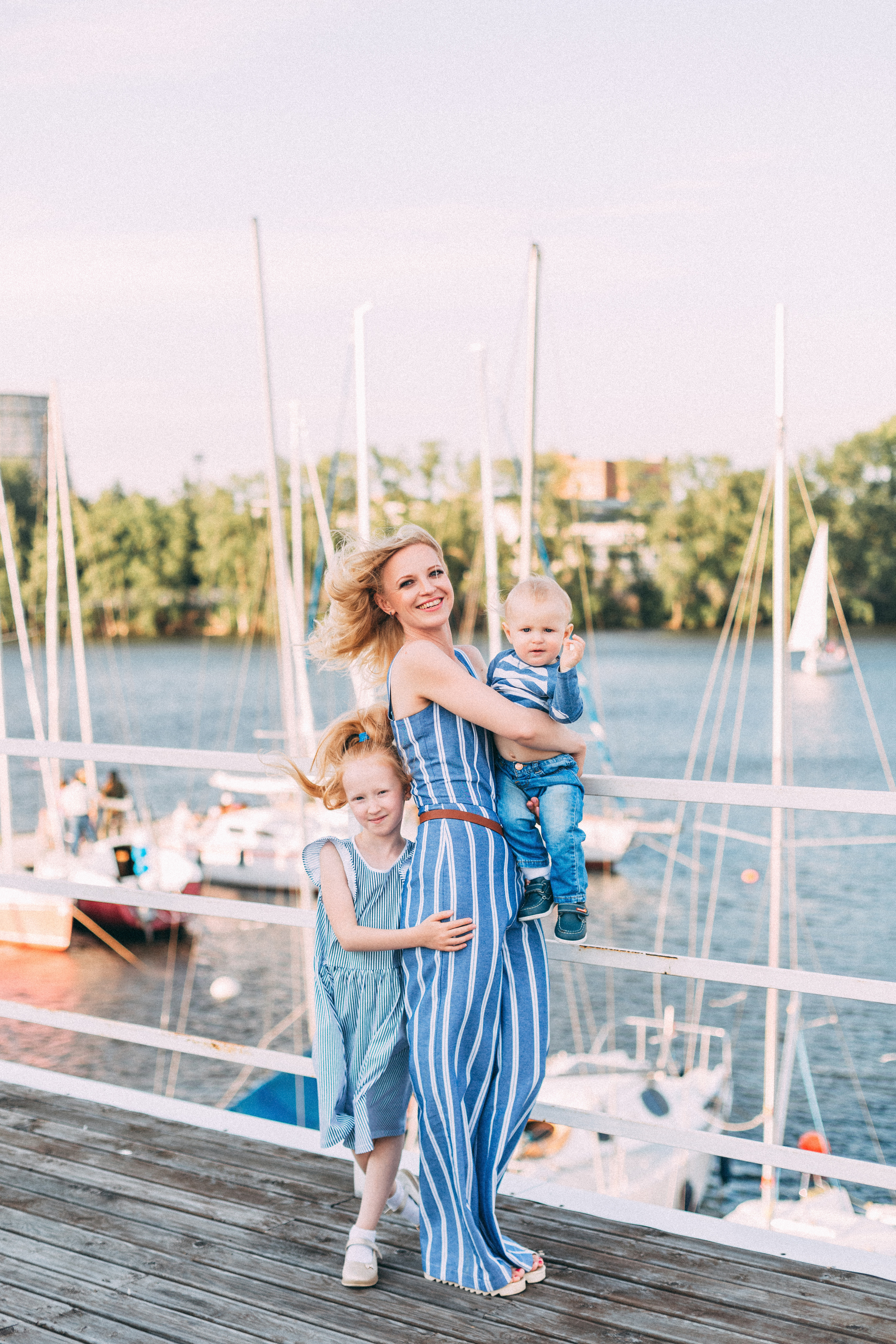 Семейная фотосессия в морском стиле. Свадебный и семейный фотограф Ксения Шекк Екатеринбург