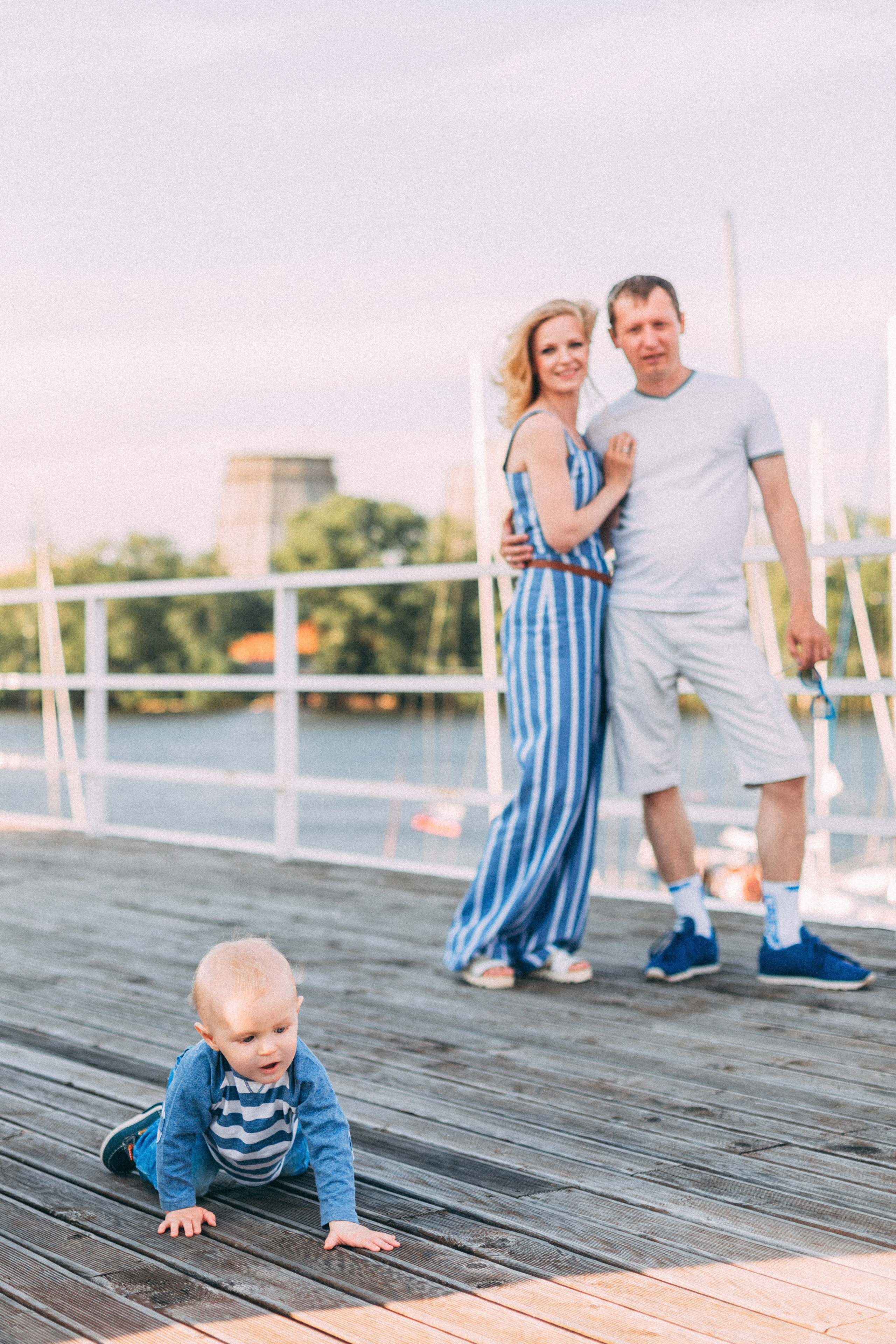 Семейная фотосессия в морском стиле. Свадебный и семейный фотограф Ксения Шекк Екатеринбург