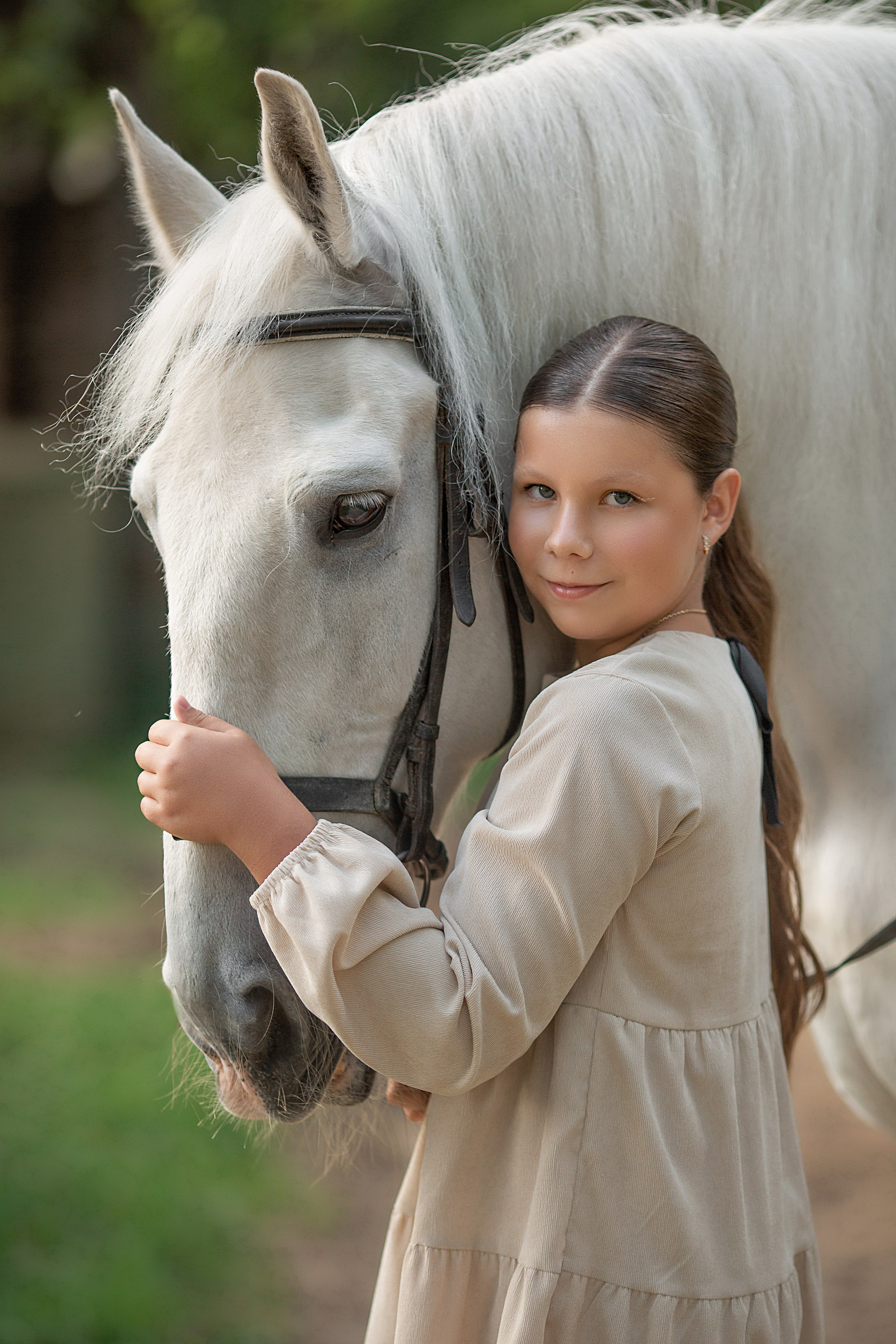 Варвара, Анастасия и Воробушек. Фотосессия с лошадьми в Нижнем Новгороде