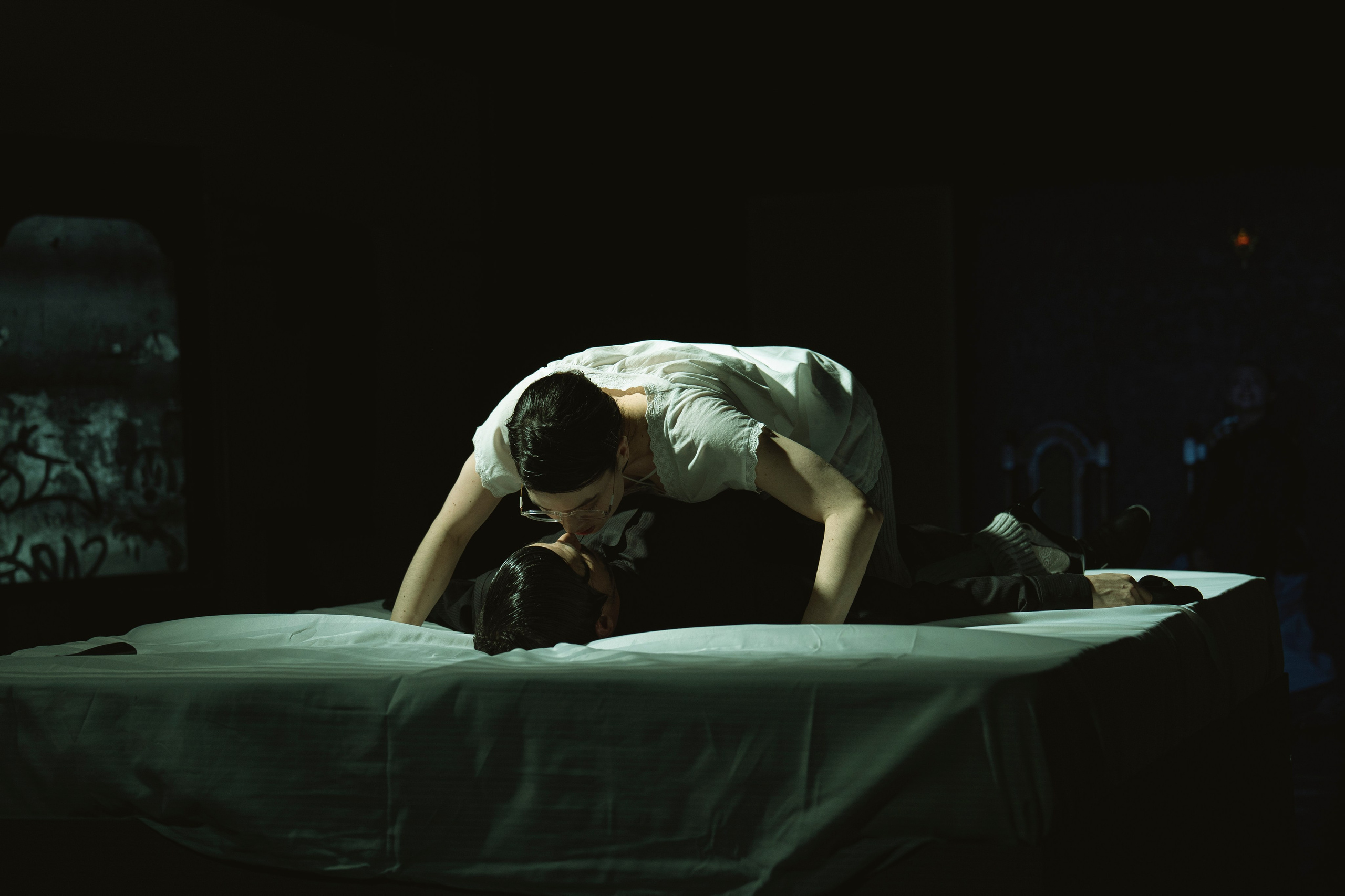 Кроткая. Монтаж. Реж. Артем Злобин. A Gentle Creature, dir. Artem Zlobin. Фотограф Ирина Соколенко Санкт-Петербург