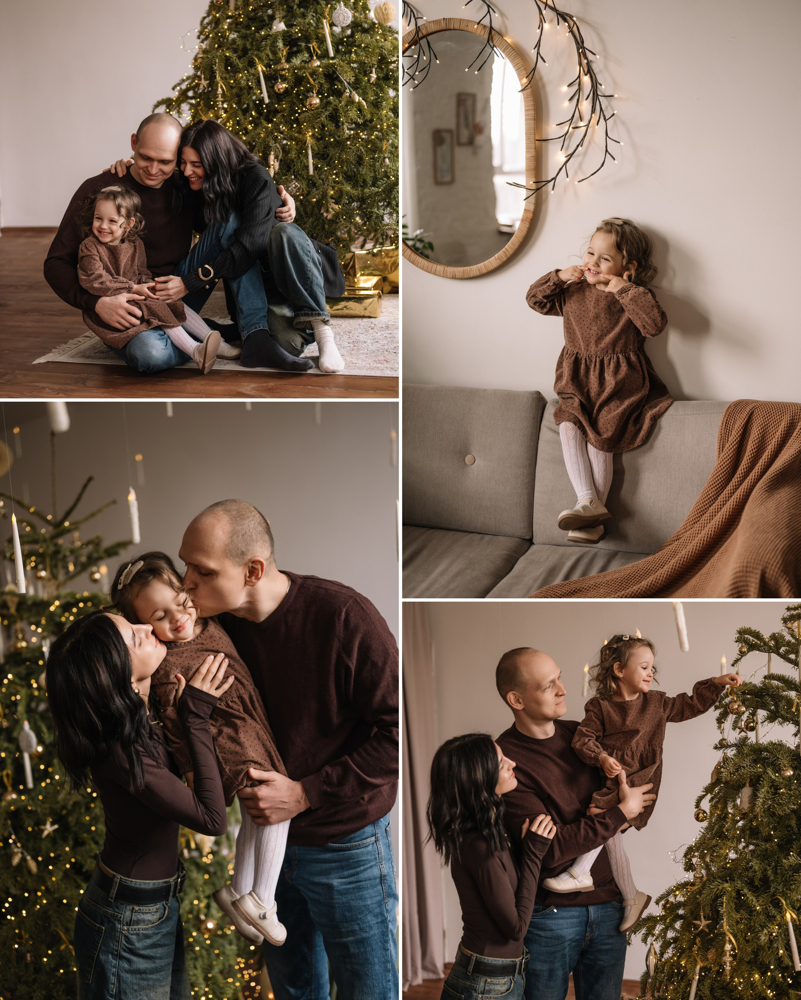 Новогодняя семейная фотосессия. Свадебный и семейный фотограф в Краснодаре Алина Мельник