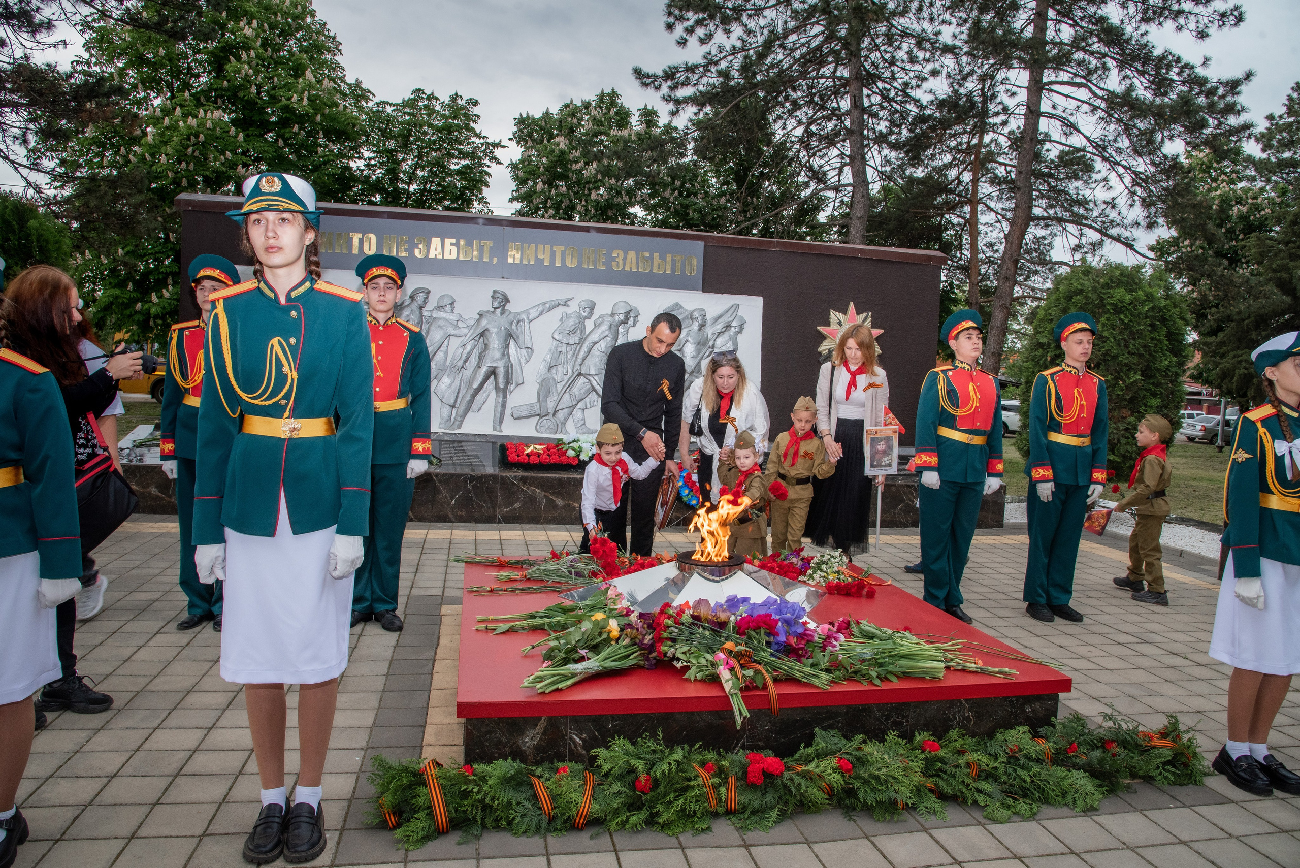 Репортаж для СМИ_9мая_п.Агроном (цветокор). Детский и семейный фотограф Краснодар / Сочи Сергеева Олеся