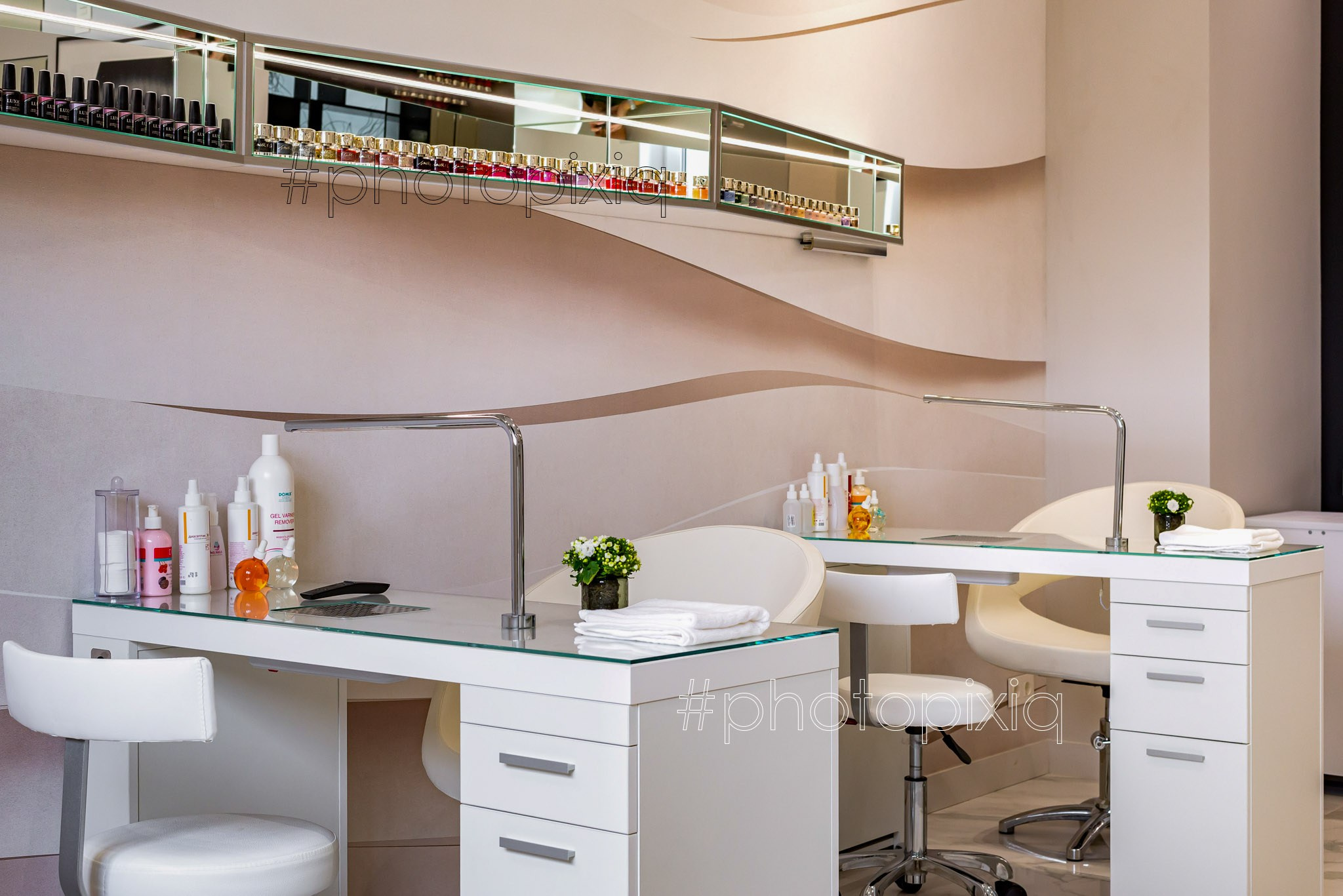 Интерьерная съёмка салона красоты GLOW. Интерьерная съёмка и виртуальные туры — Интерьерный фотограф Кузнецов Сергей (photopixiq)