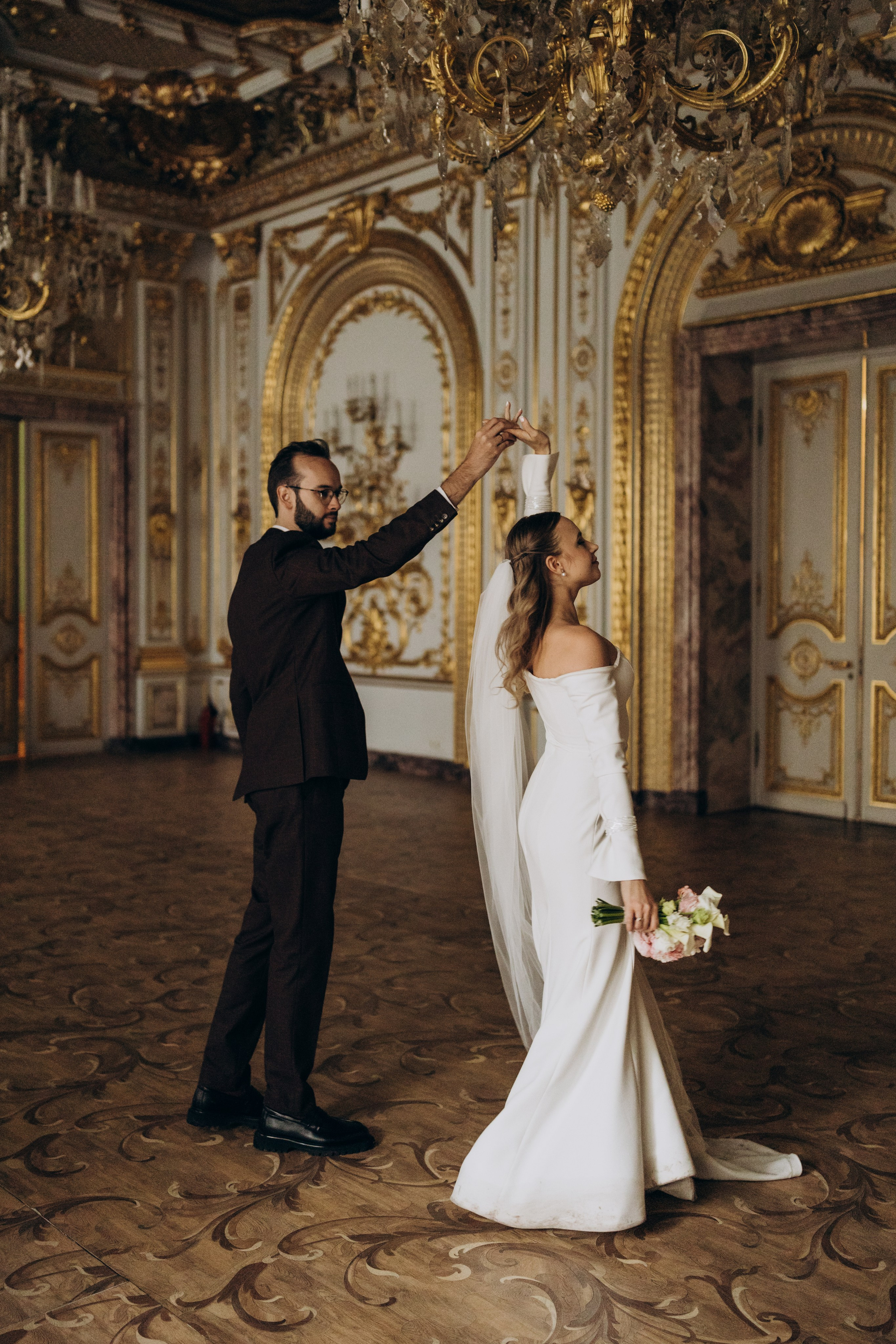 Юра и Полина | 2-й дворец и Половцова. Свадебный и love story фотограф в Санкт-Петербурге