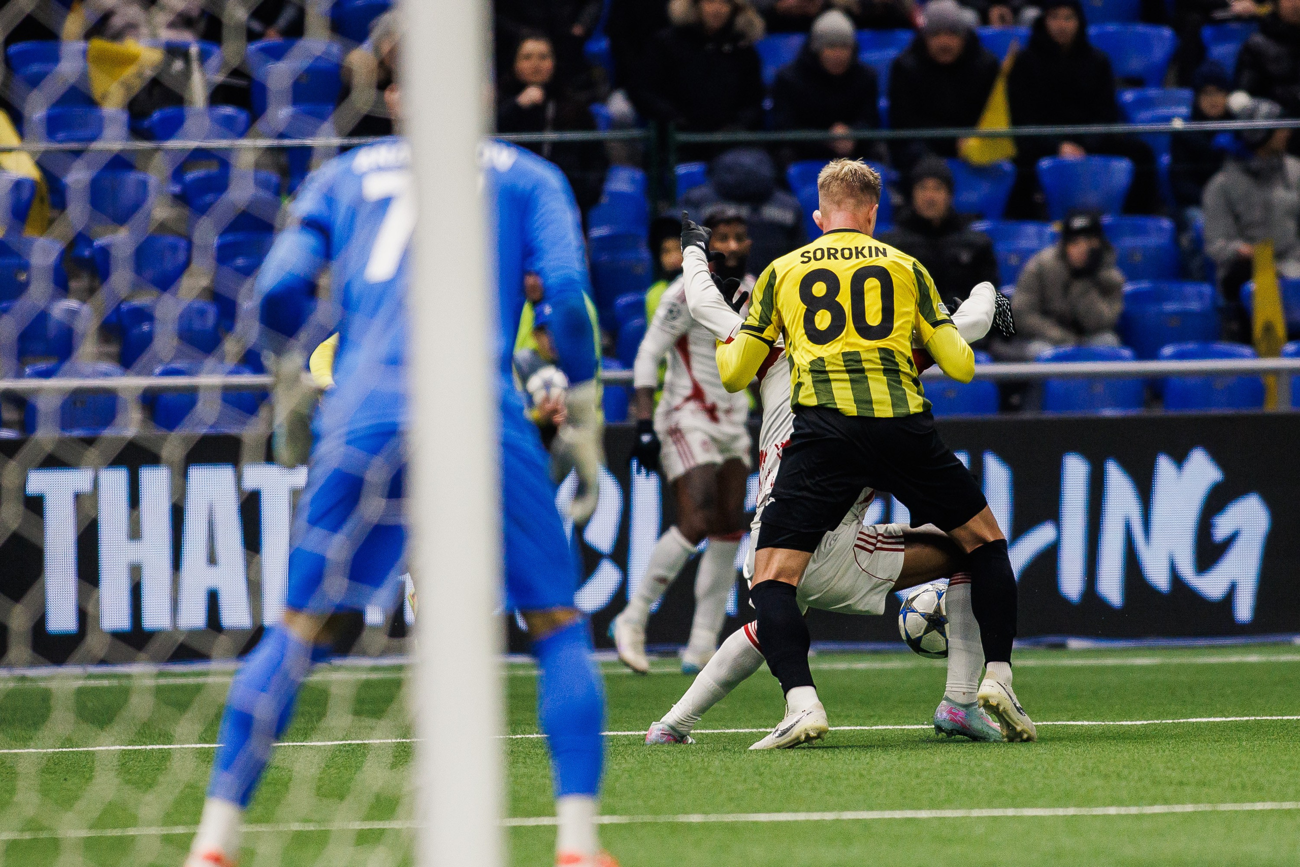 UEFA Champions League 25/26 Kairat — Olympiacos. Photographer Danil Aykin