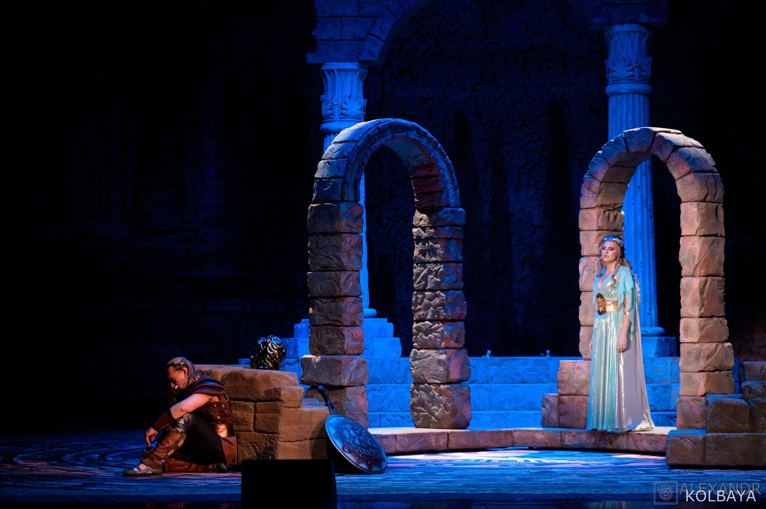 Фоторепортаж со спектакля Гладиатор в Театре Терезы Дуровой. Концертный и театральный репортажный фотограф в Москве Александр Колбая