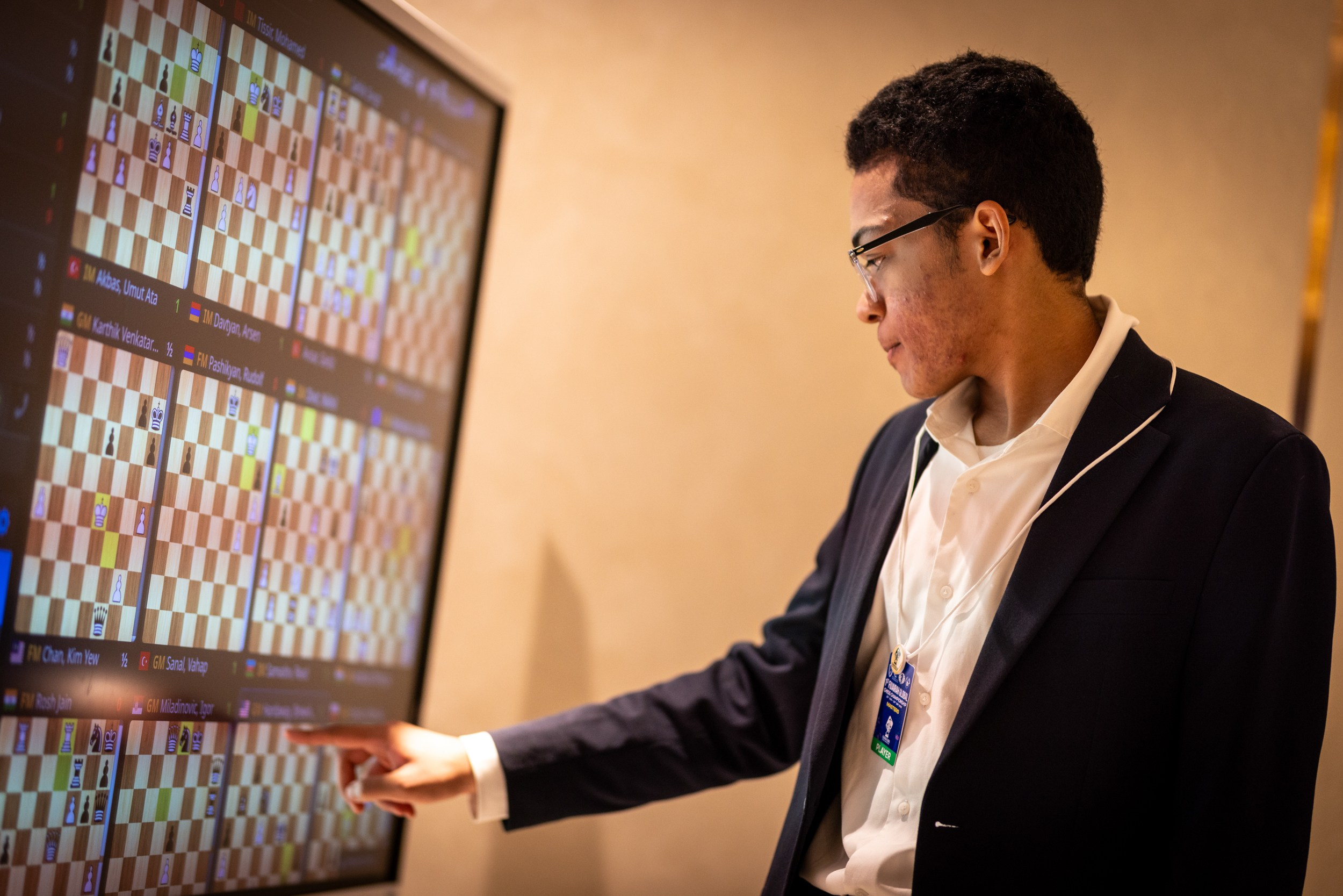 2025.09.01 1st. FUJAIRAH GLOBAL Chess Championship — Round9. Фотограф Анна Штурман (репортажная съёмка любых событий и мероприятий) Anna Shtourman photographer