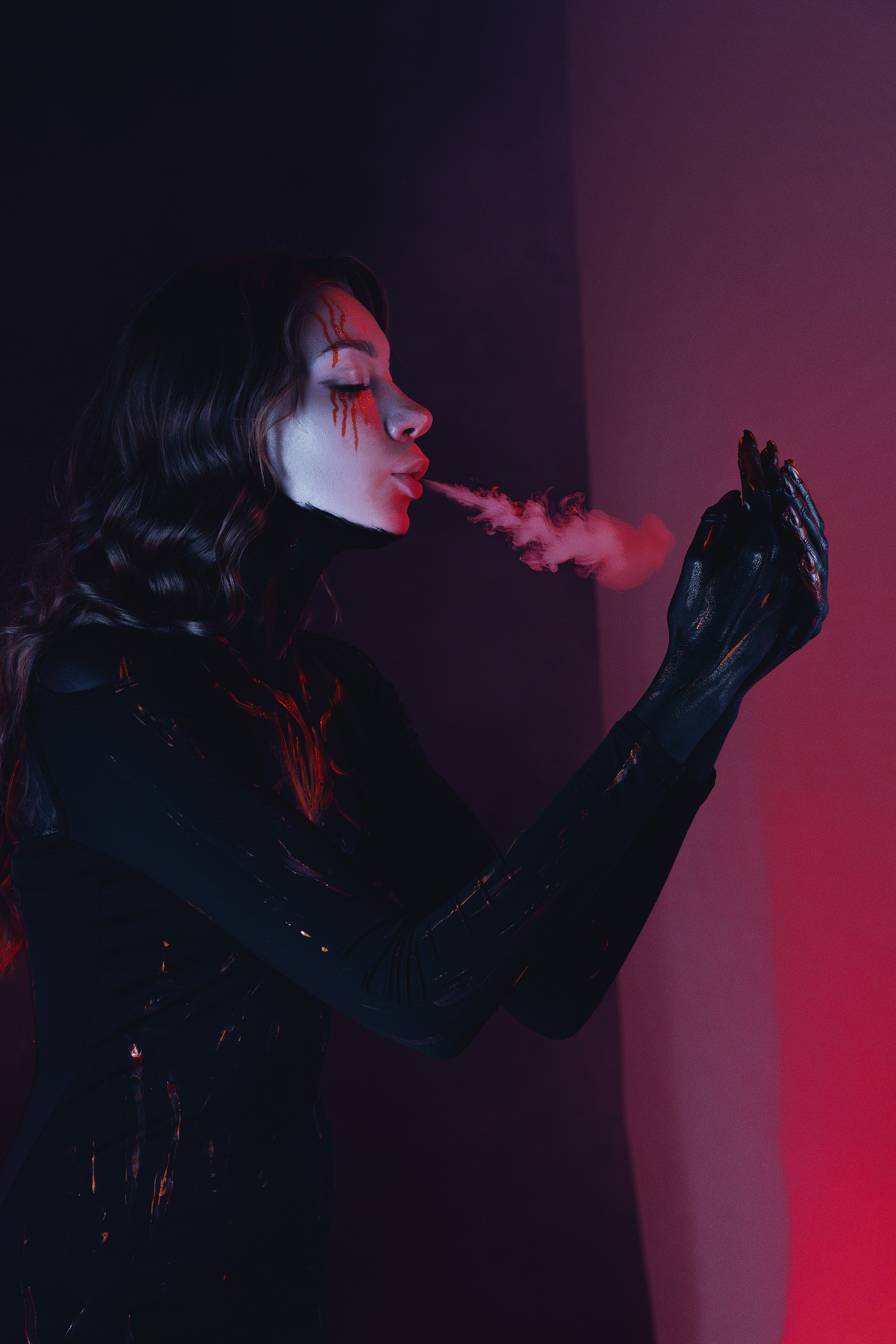 Креативный фотопроект в Ростове-на-Дону в образах Огненного пантеона. Огненный персонажи на творческой съёмке в Ростове-на-Дону. Женский фотограф в Ростове-на-Дону.