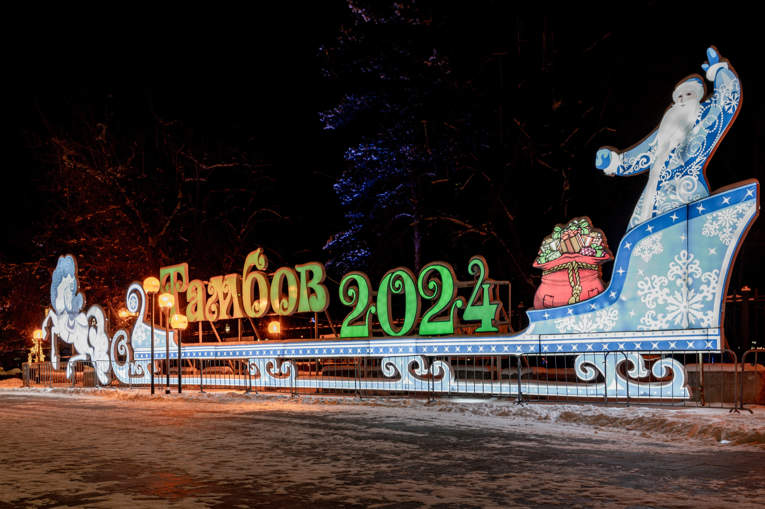 Январский Тамбов. 2024 год. Фотограф Роман Адлер