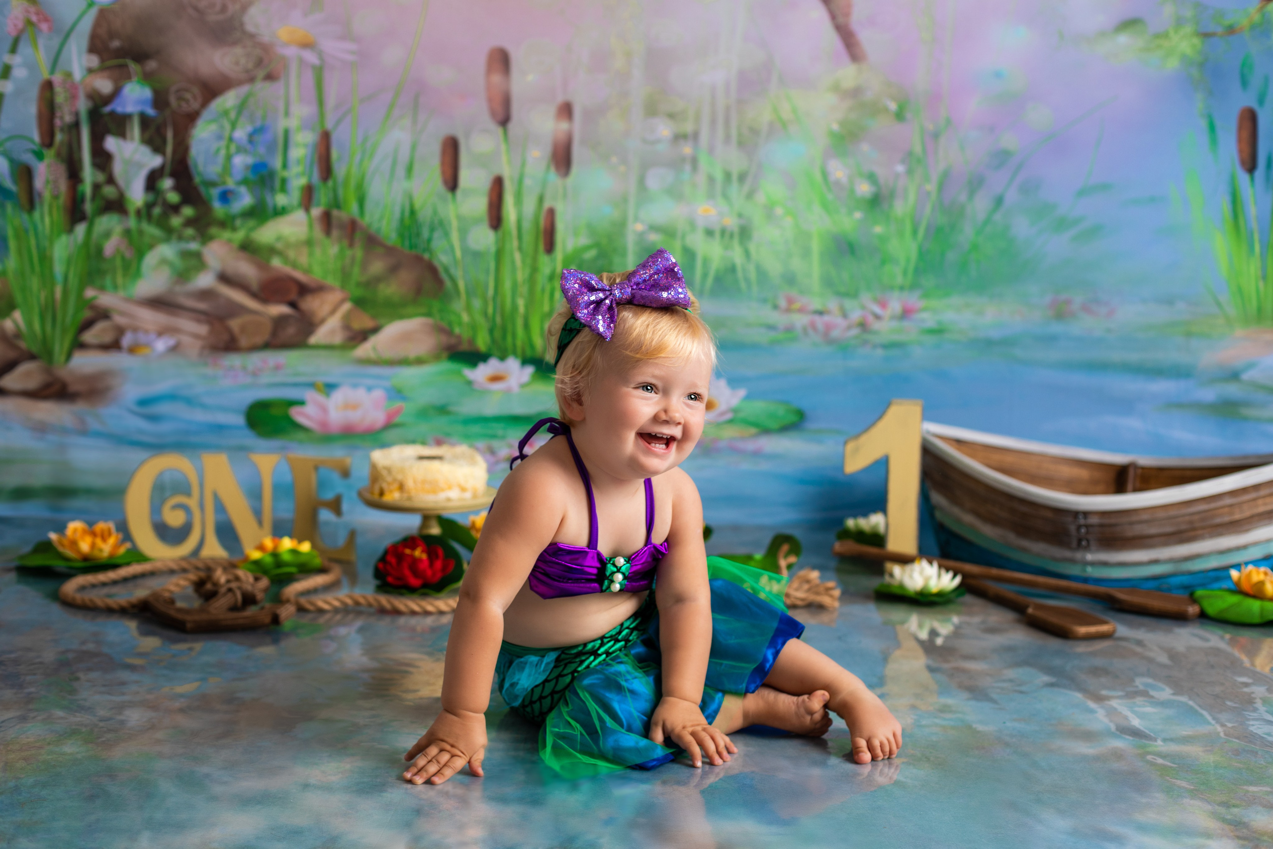 С тортиком. Фотограф новорождённых Псков