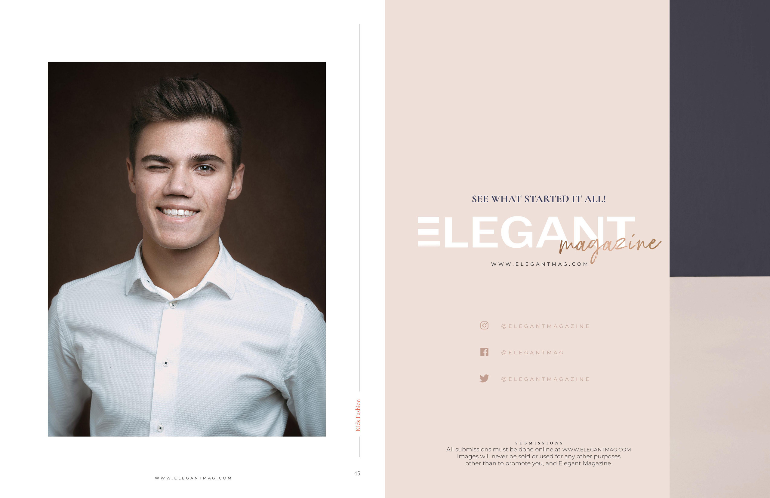 Журнал, публикация, мода, фэшн, ELEGANT KIDS, фотограф Москва, фотограф Донецк