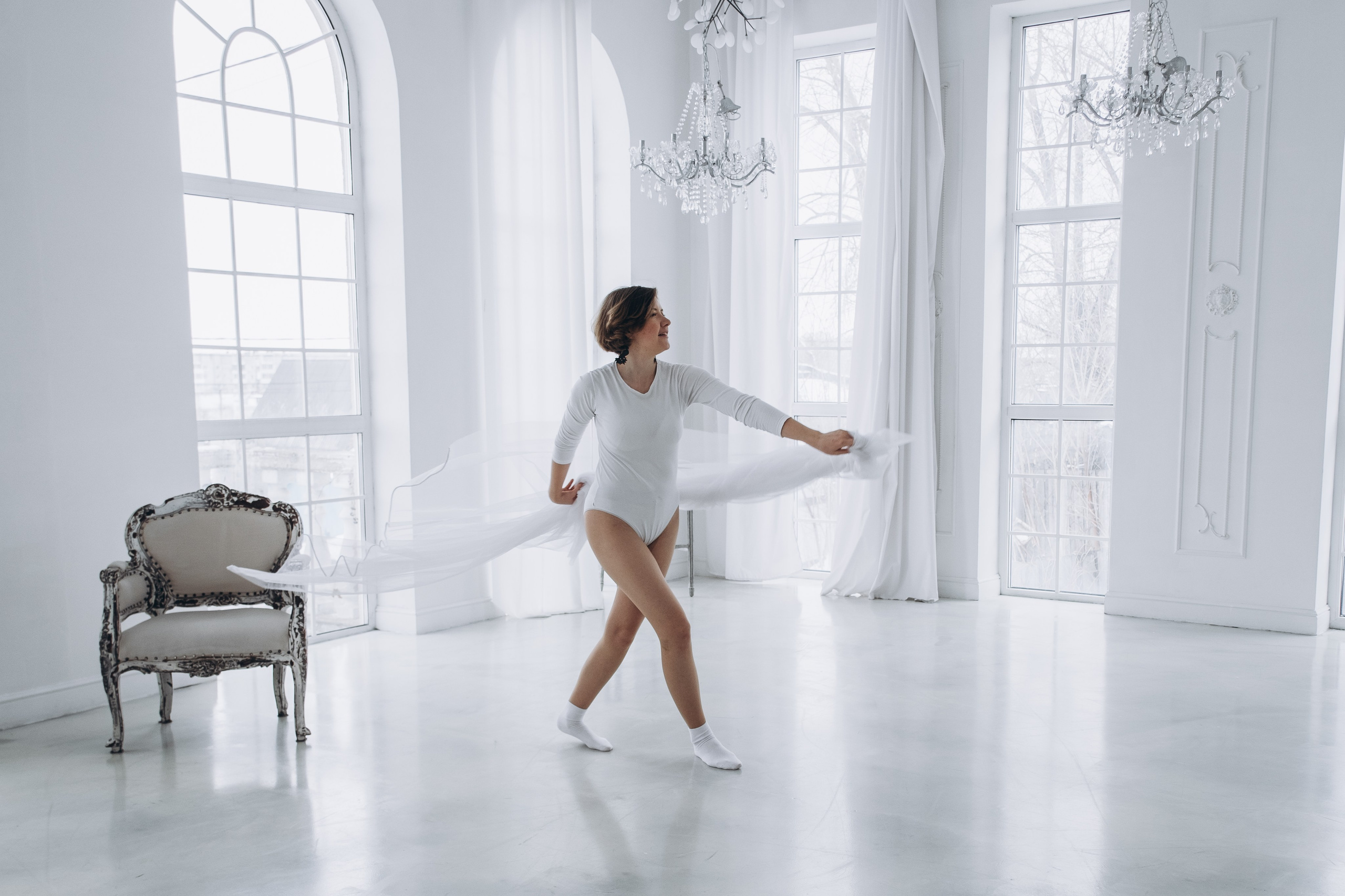 Воздушная с тканями. Фотограф в Иркутске Анна Мирошникова