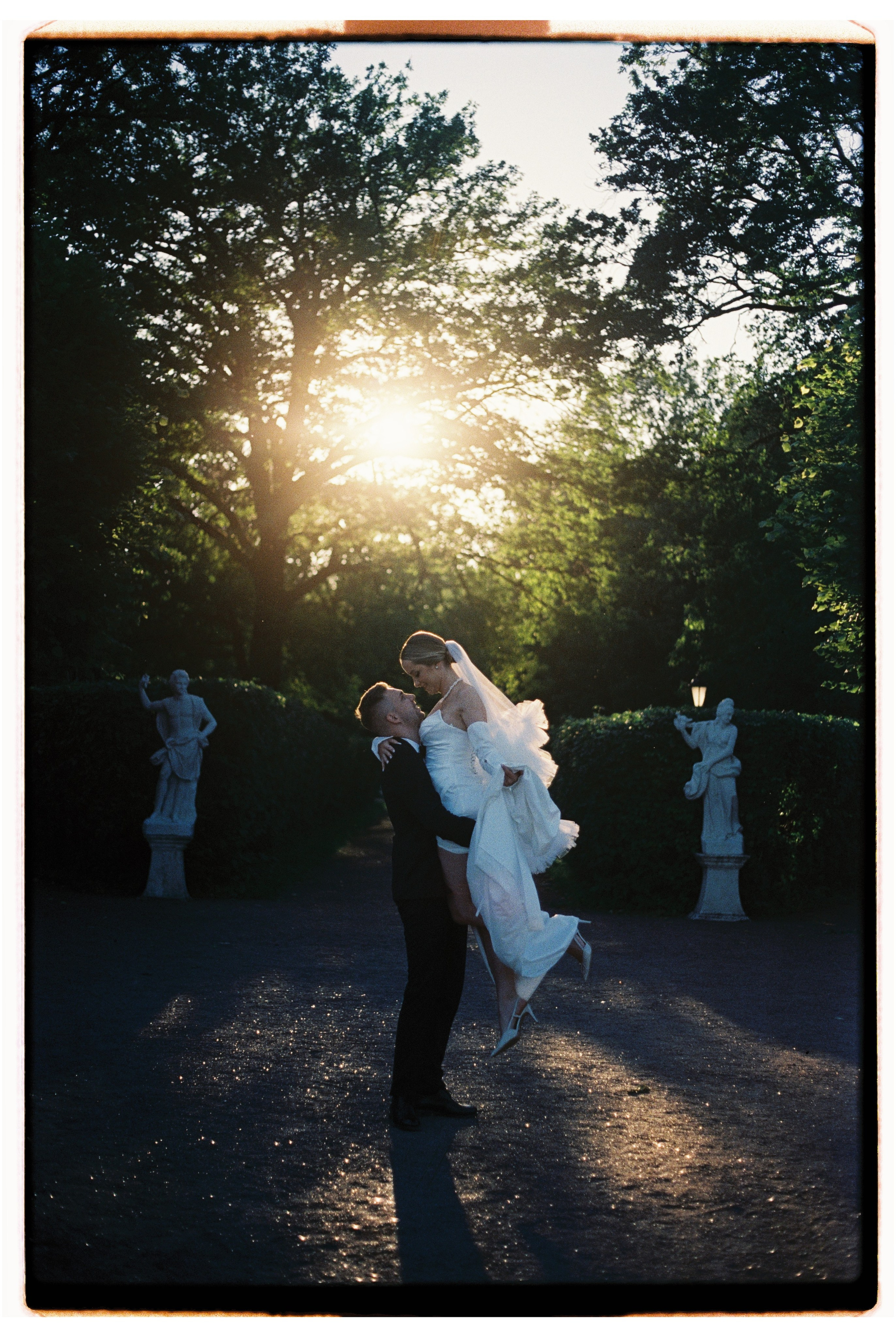 На закате. Свадебный фотограф в Москве