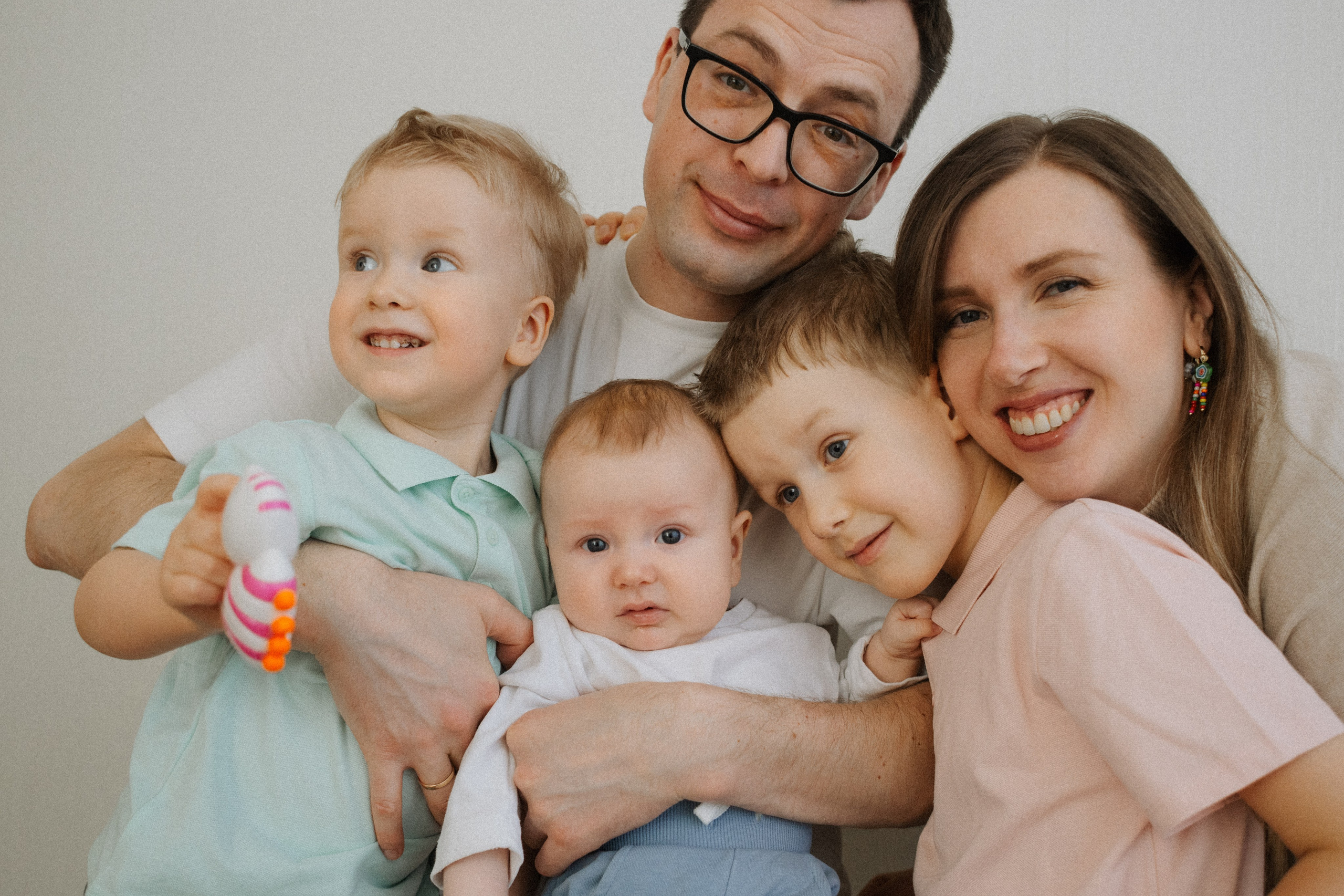 Тройное счастье. Семейный фотограф Виктория Потехина Москва