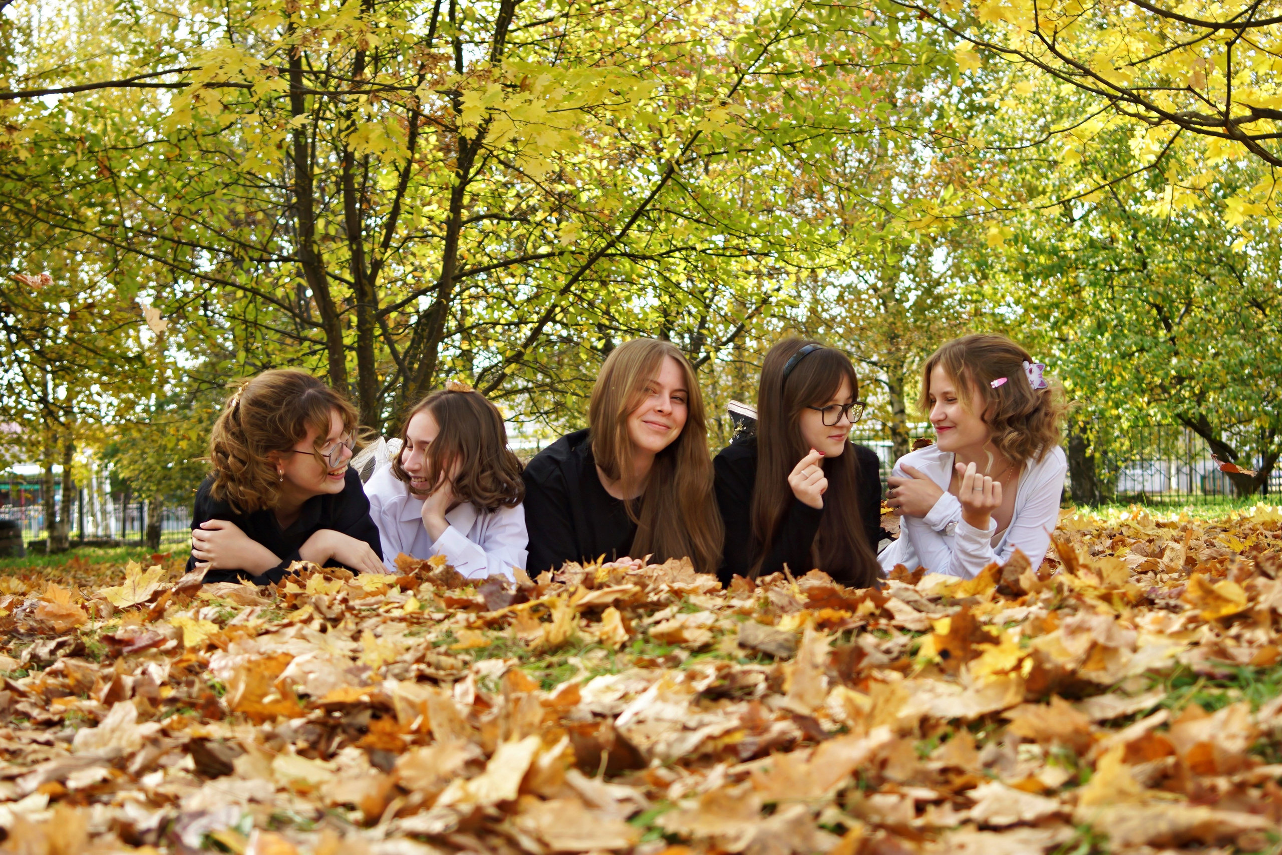 Осенняя фотосессия в школе г. Йошкар-Ола