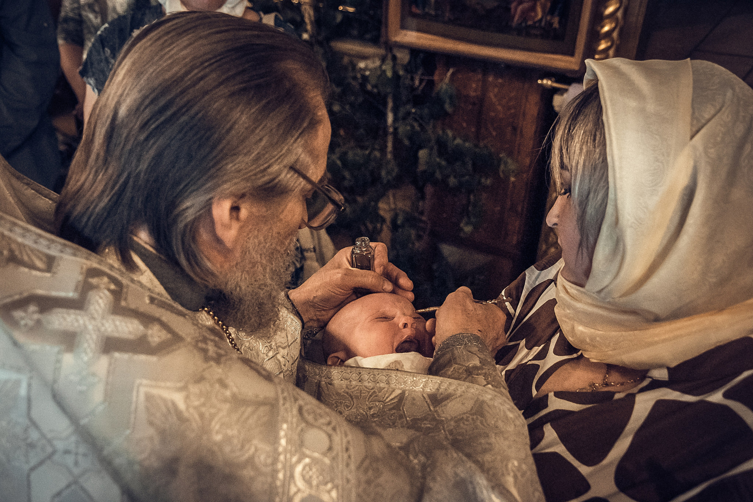 Таинство Крещения Алёны в Церкви Сретения Господня. Детский и семейный фотограф в Пушкино, Мытищи, Москва Сергеева Светлана