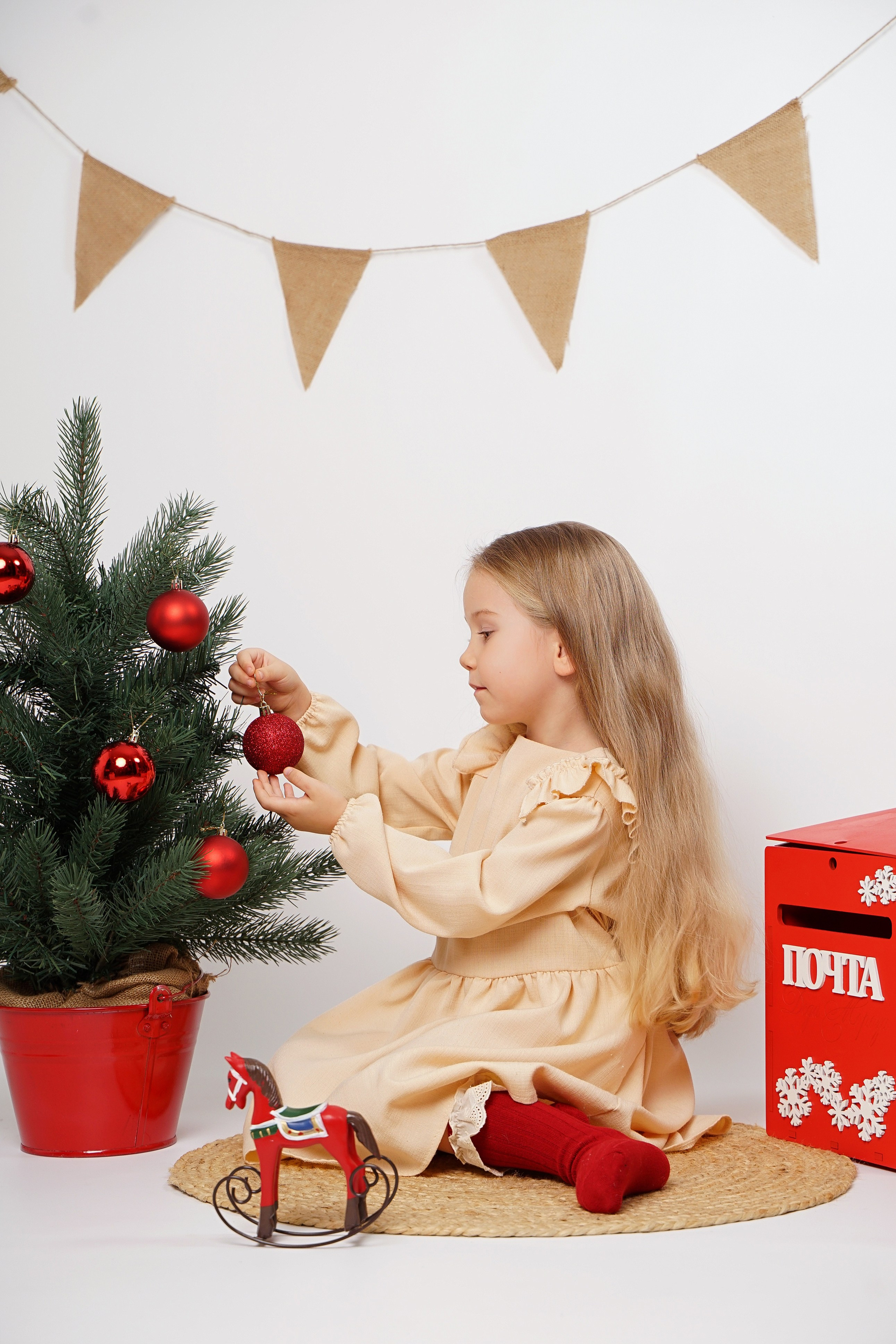 Новогдняя светлая. Студия детской фотографии