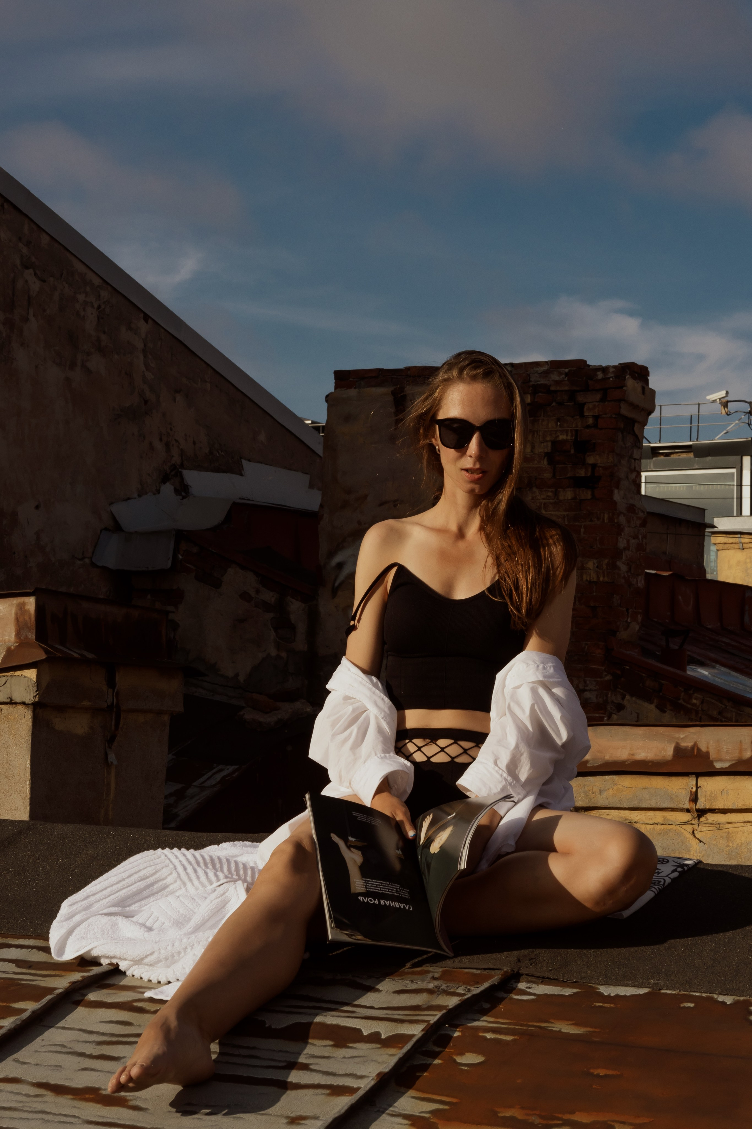 Фотосессия на крыше. Персональный фотограф в Санкт-Петербурге Тимур Калимулин