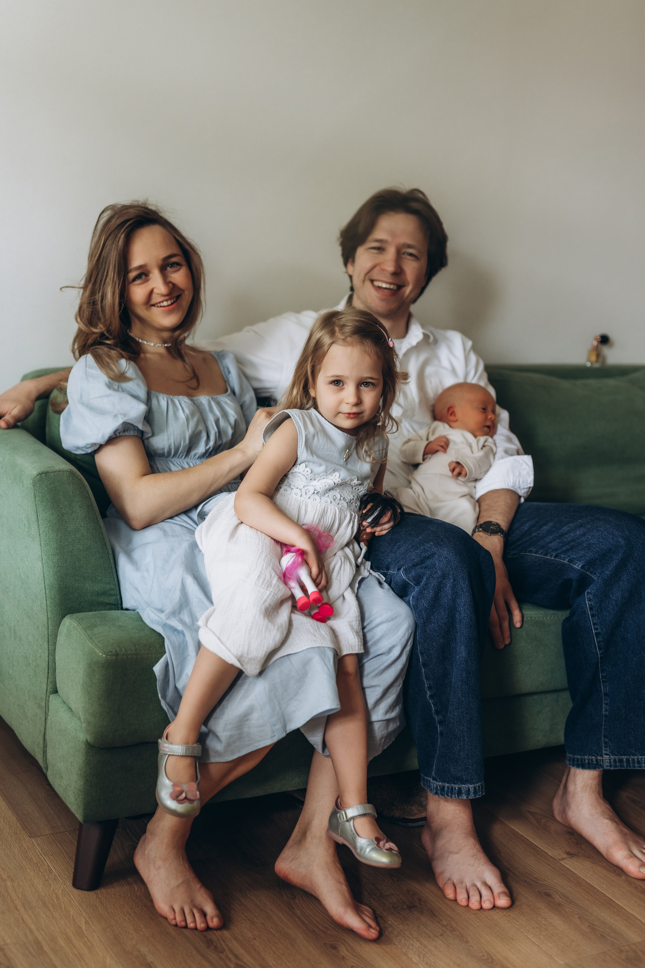 Новорожденный малыш Сева