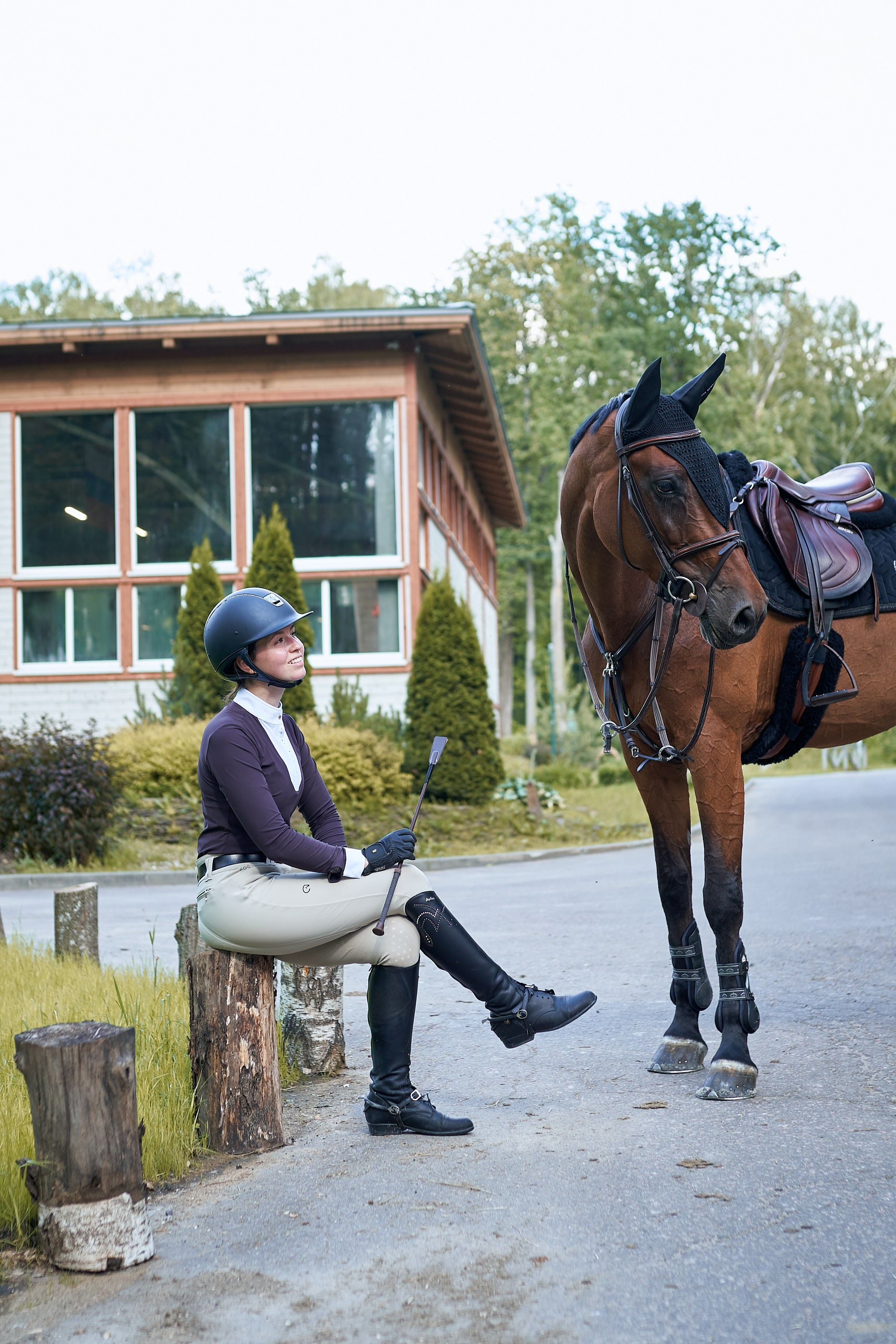 Алиса и Кон Челла В. Фотосессии с лошадьми в Москве, Новосибирске
