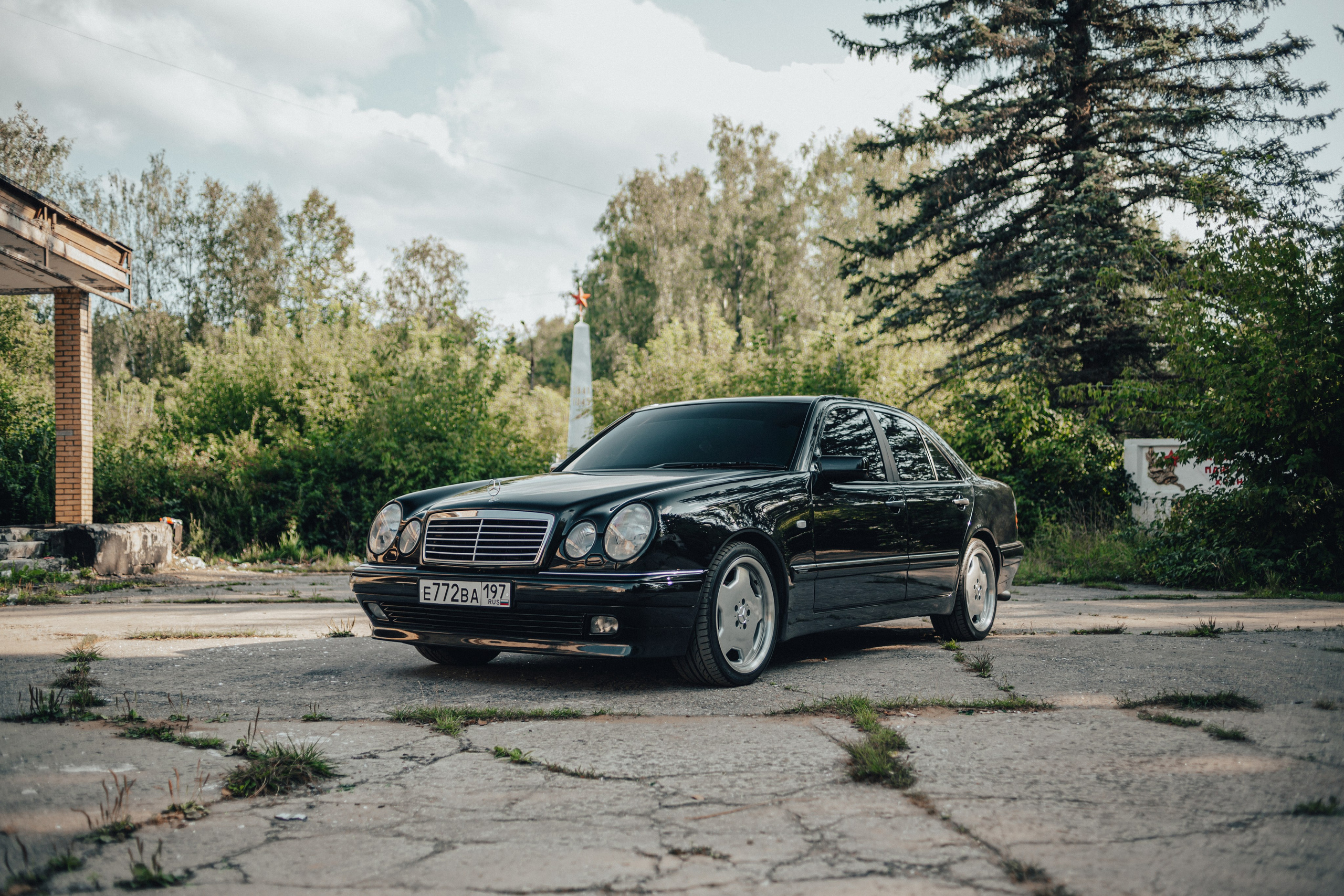 Mercedes W210. Автомобильный фотограф в Москве Андрей Емельянов