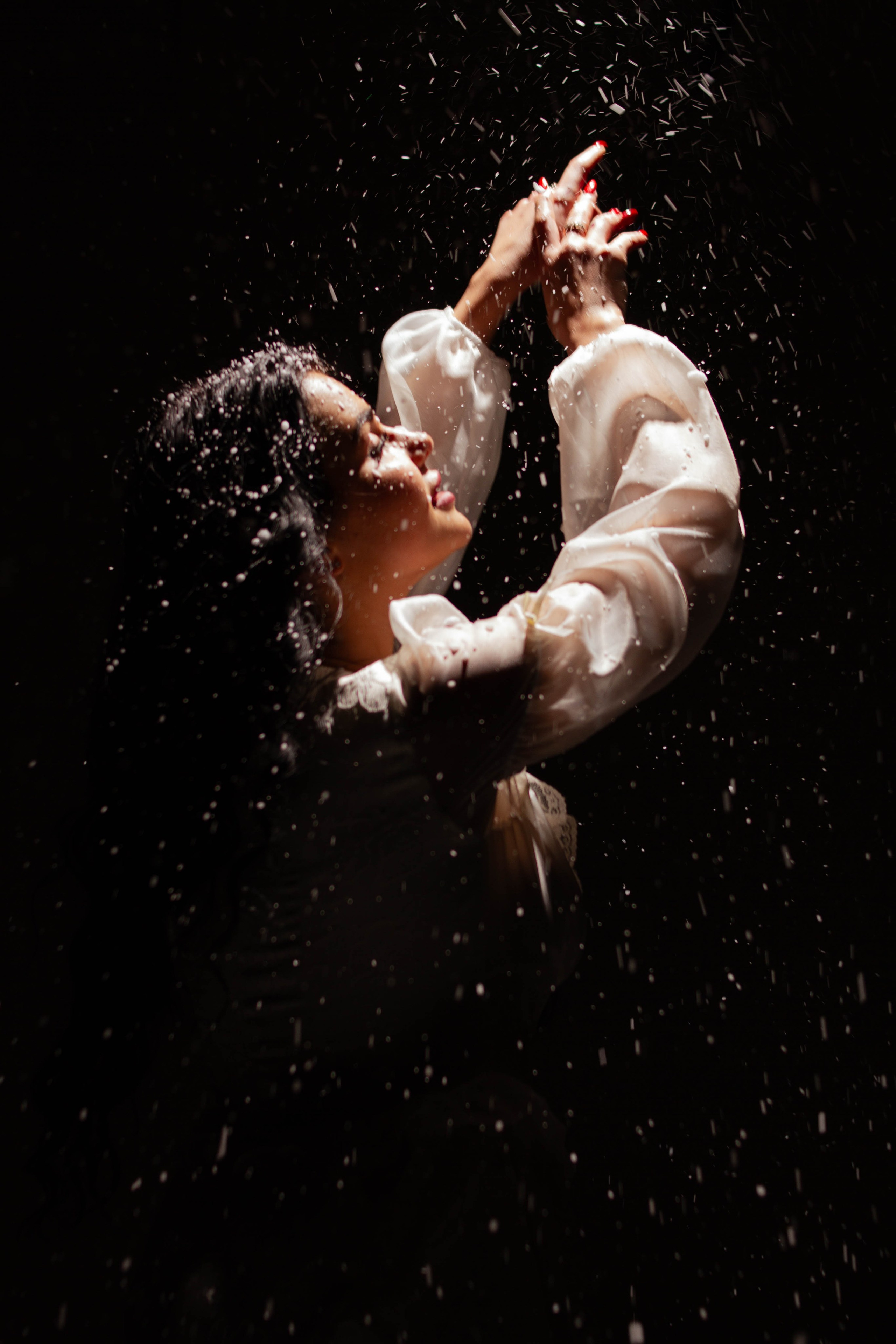 Снег в студии. Создадим шедевр? Виталина и её фотоискусство