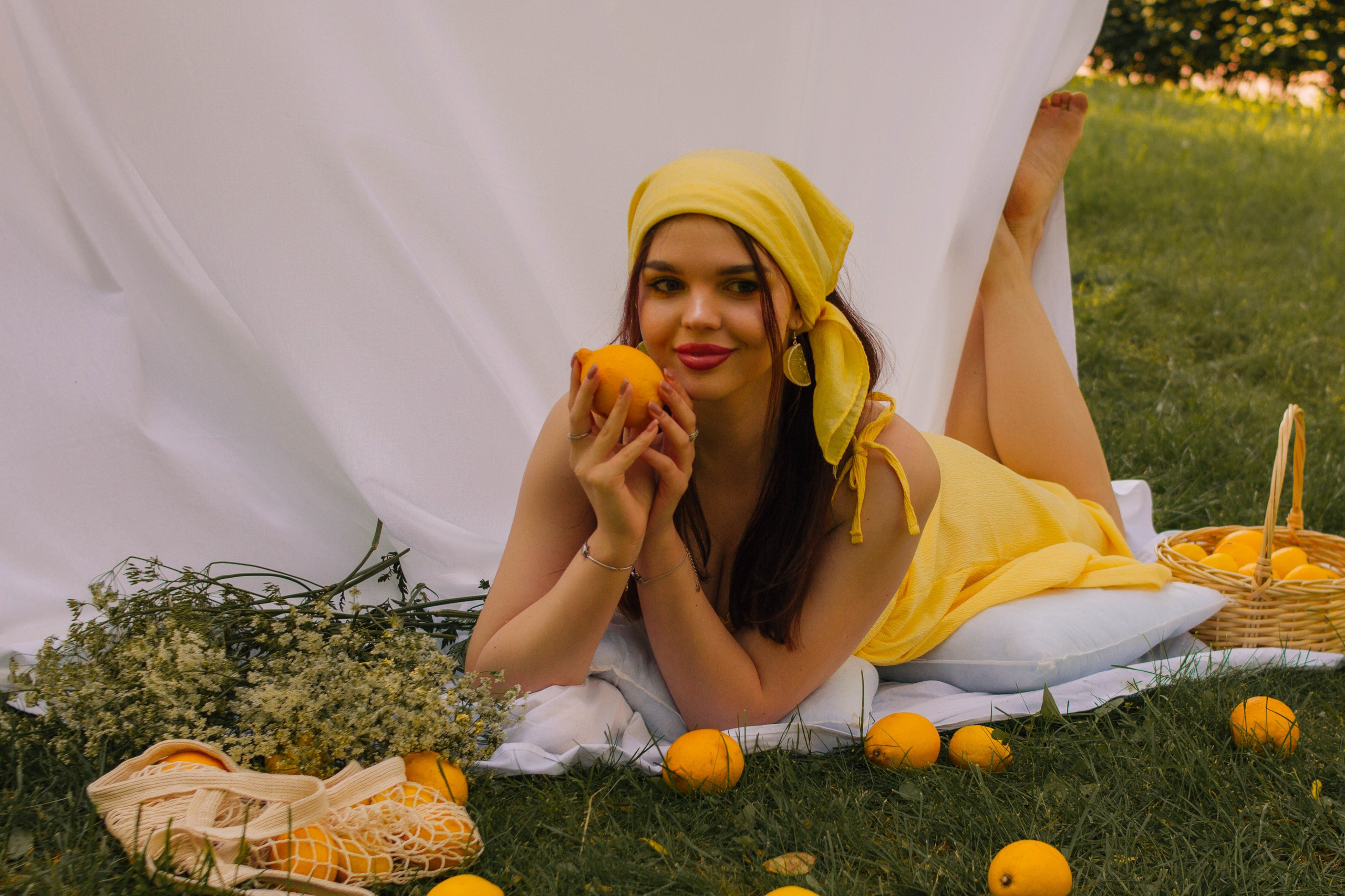 Лимоны в парке. Создадим шедевр? Виталина и её фотоискусство