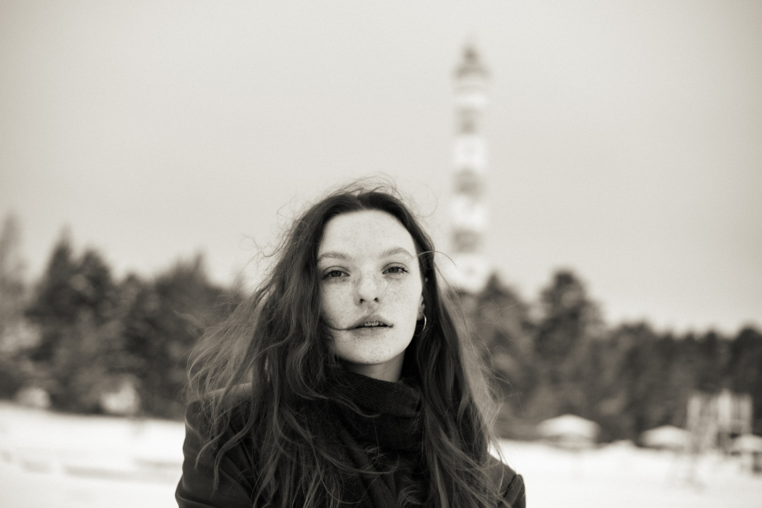 Настя. Съёмка у маяка. Lickord