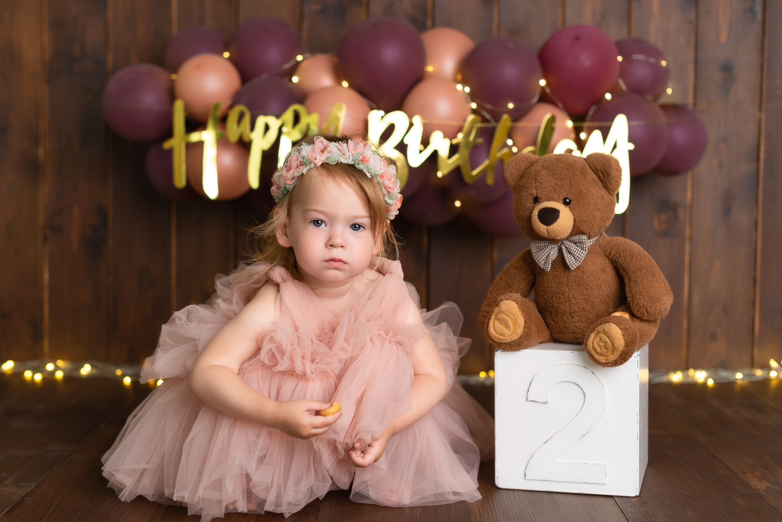 День рождения — 2 года. Детская фотостудия «Мандаринка» | Детский фотограф Краснодар