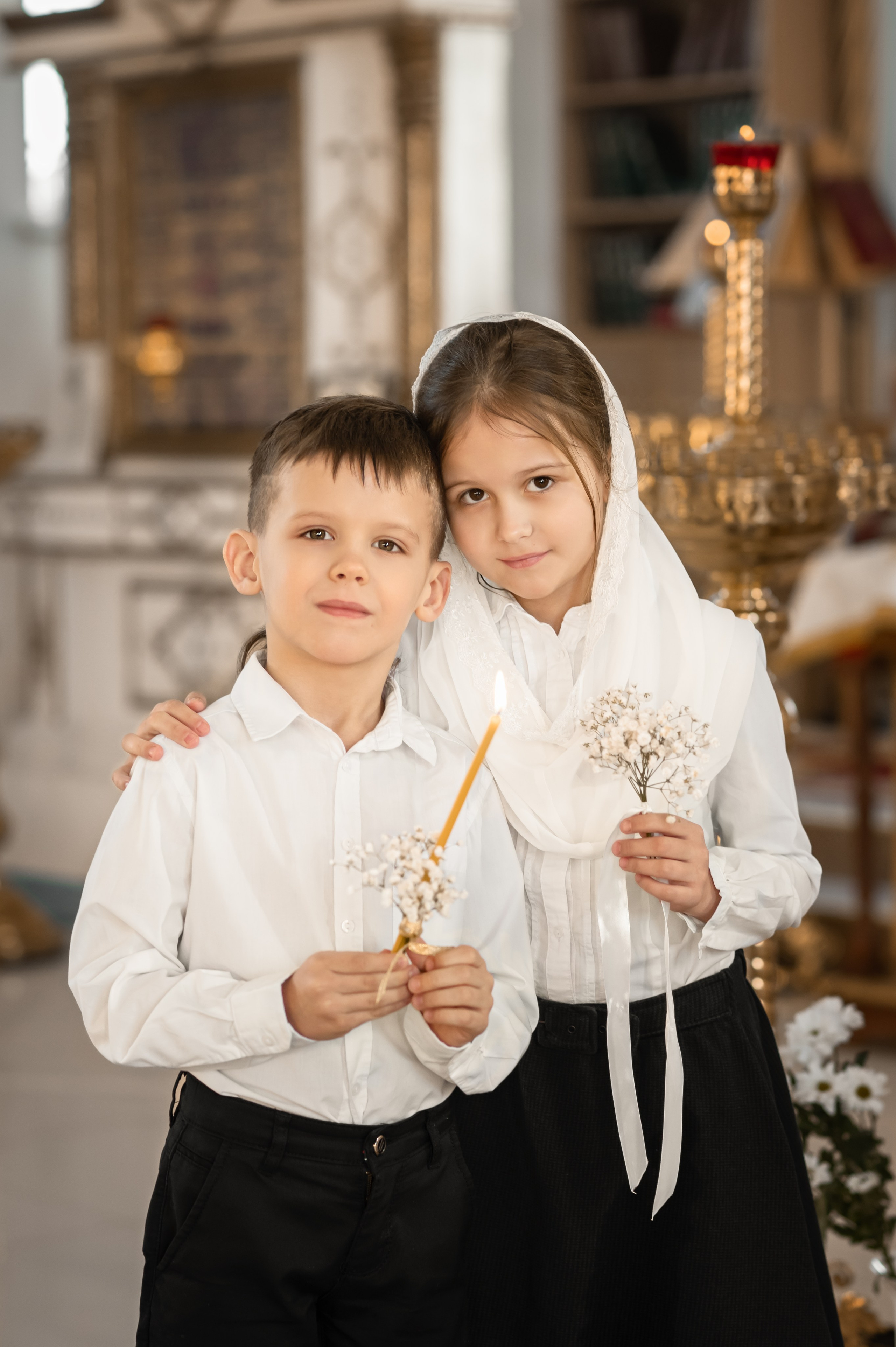Крещение в храме Благовещения Пресвятой Богородицы. Церковный фотограф на Таинство Крещения и Венчания в Оренбурге и Оренбургской области Екатерина Белкина