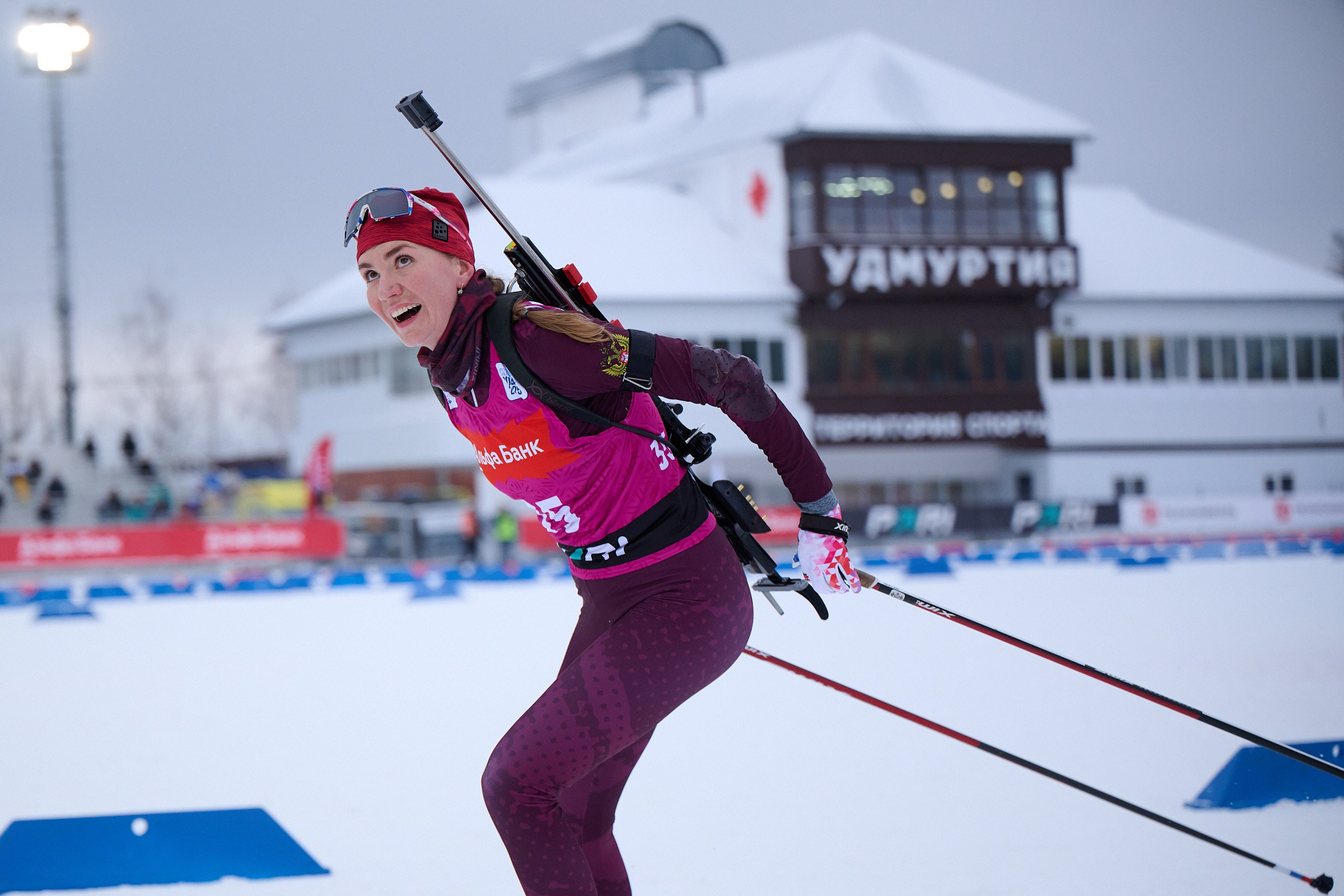 Биатлон. Чемпионат России — 2024/2025, 3-й этап, Ижевск. Ижевская винтовка. Спортивный репортажный фотограф в Ижевске Сергей Мерзляков