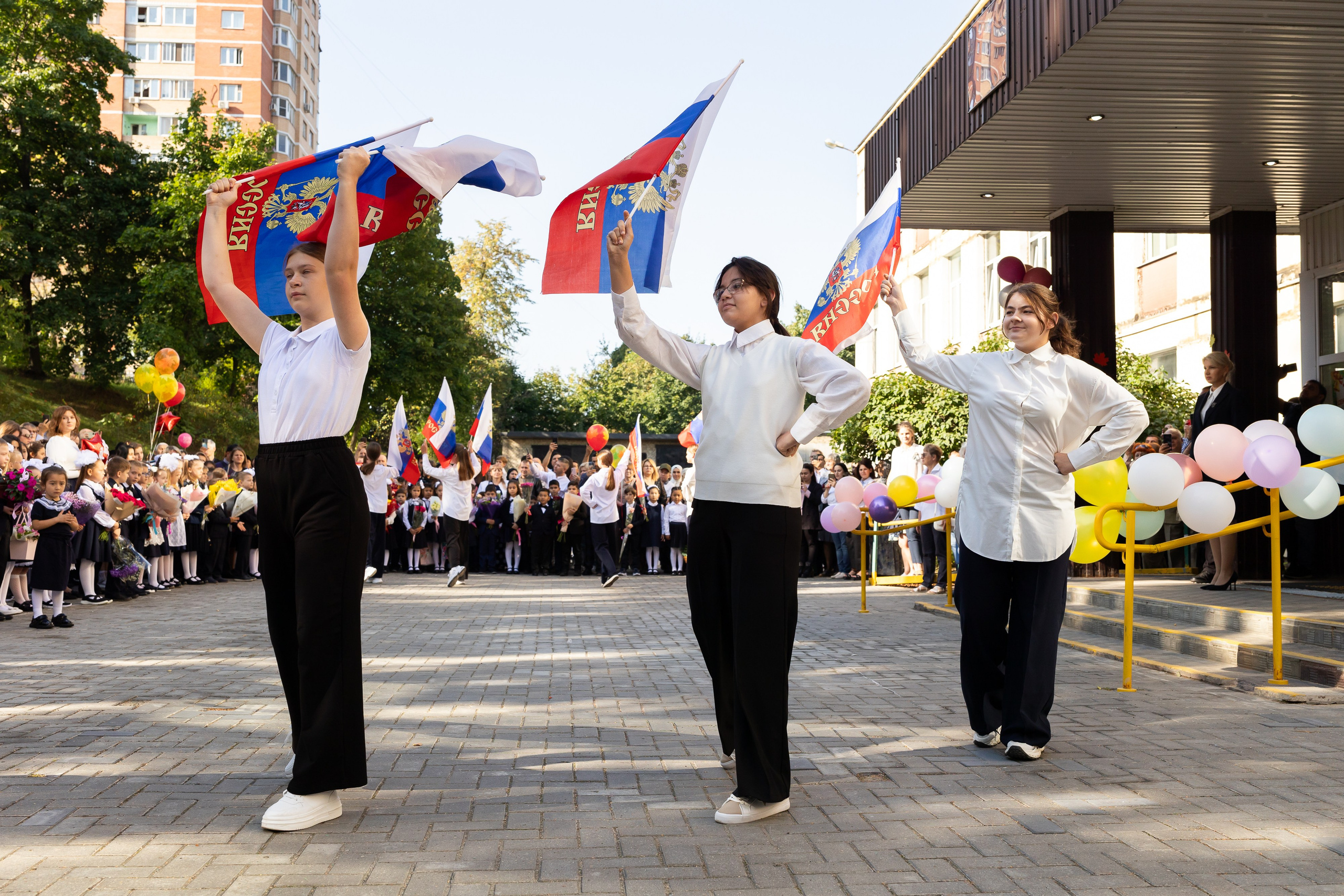 Линейка 1 сентября. Профессиональный Фотограф в Москве Андрей Славнов