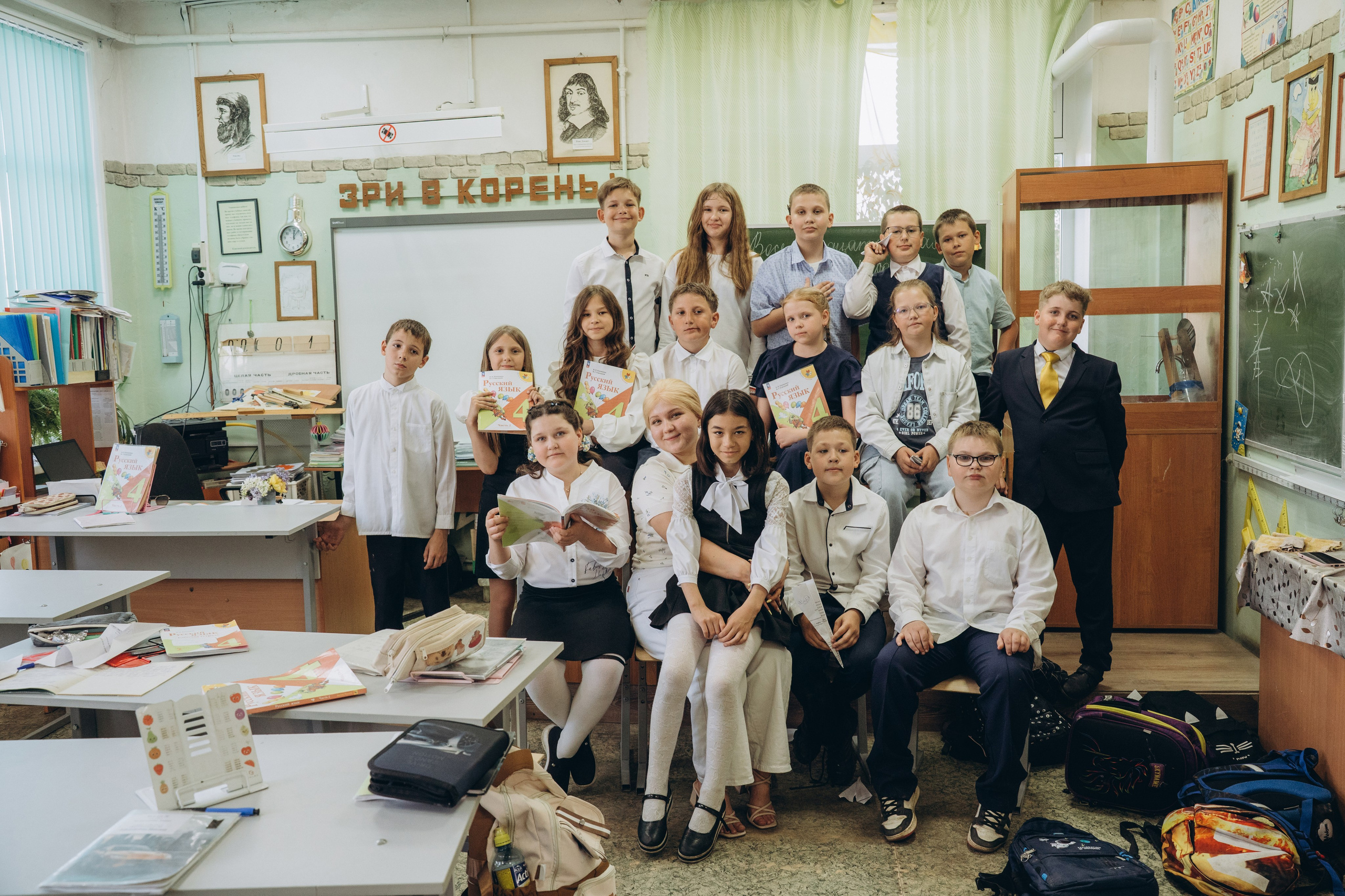 Школа, 4 класс. Семейный фотограф • Домашние съемки в Нижнем Новгороде