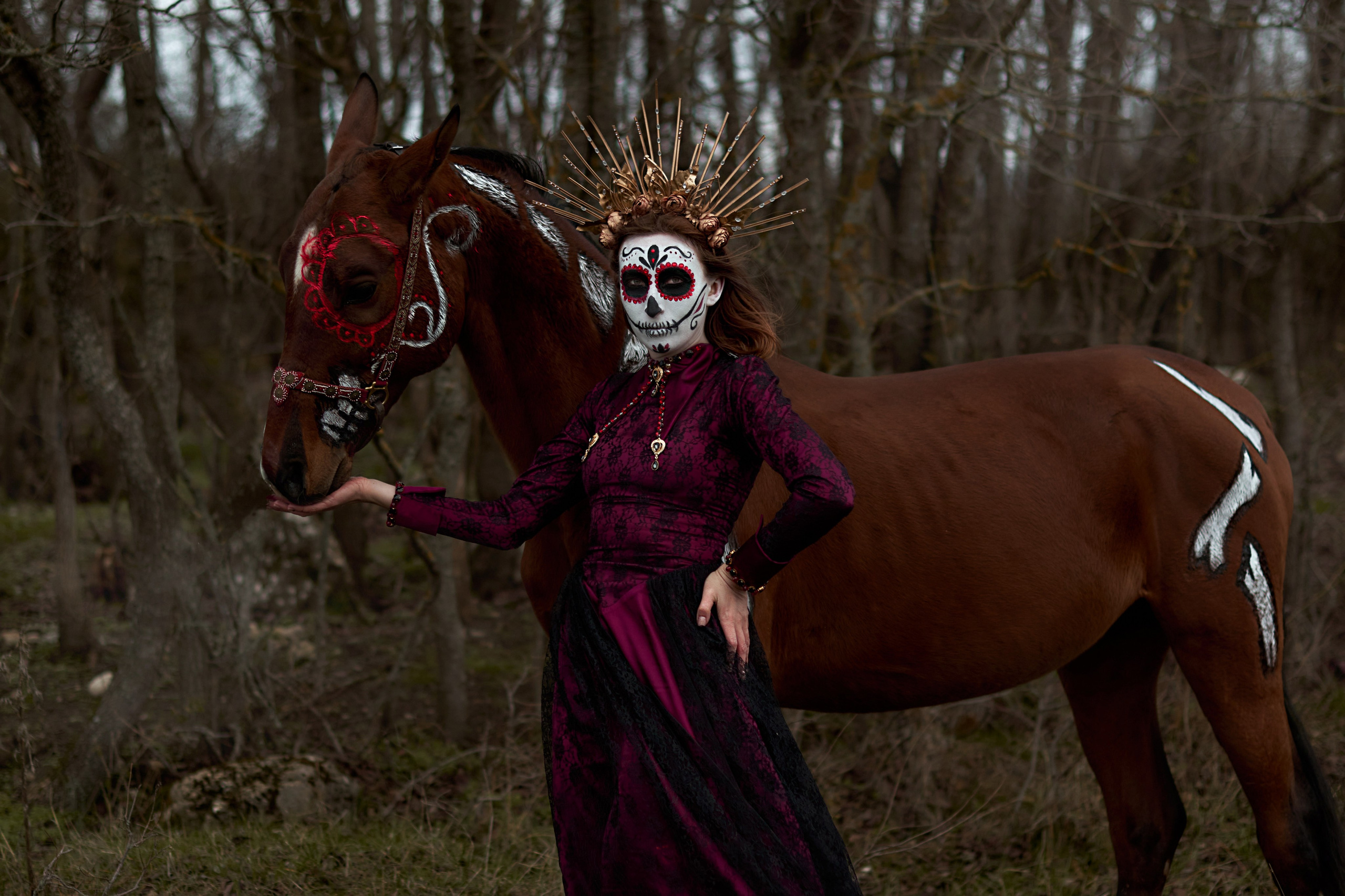 Фотосессия в стиле праздника El Día de Muertos. Фотограф в Севастополе