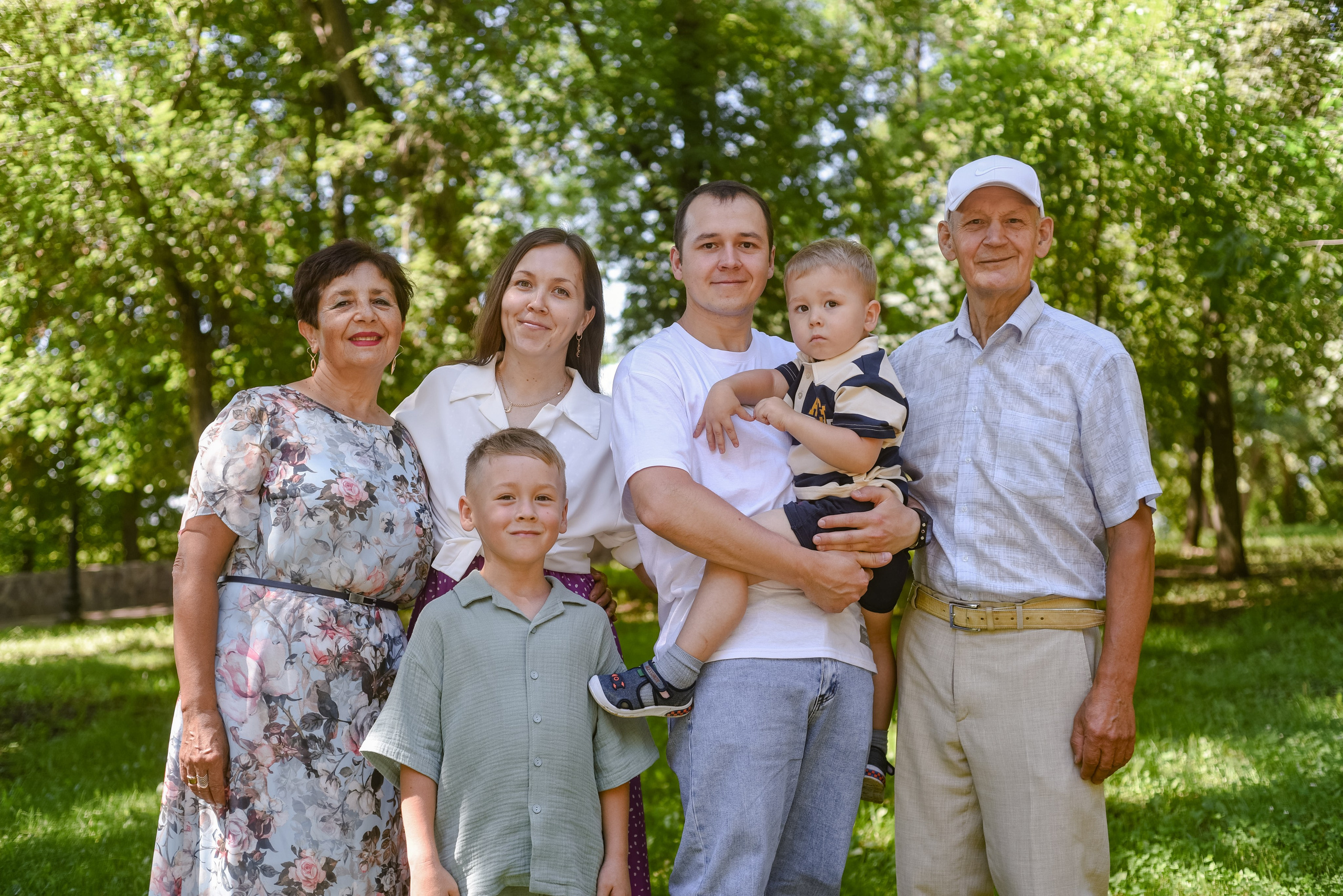 Семейная съемка в парке. Семейный и свадебный фотограф в г. Уфа Динара