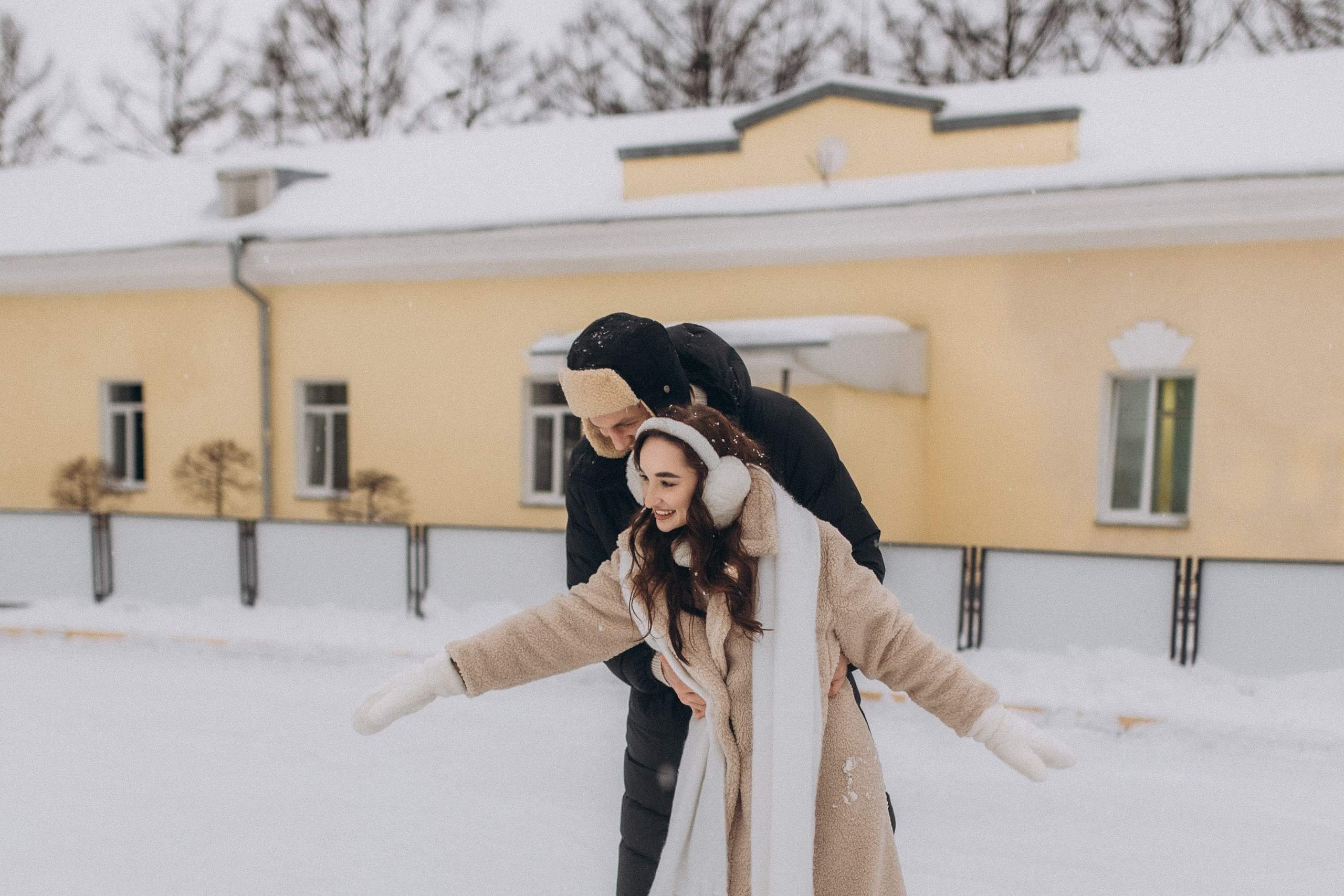 Зимняя история любви. Семейный фотограф lifestyle в Новосибирске Елена Шпилевая