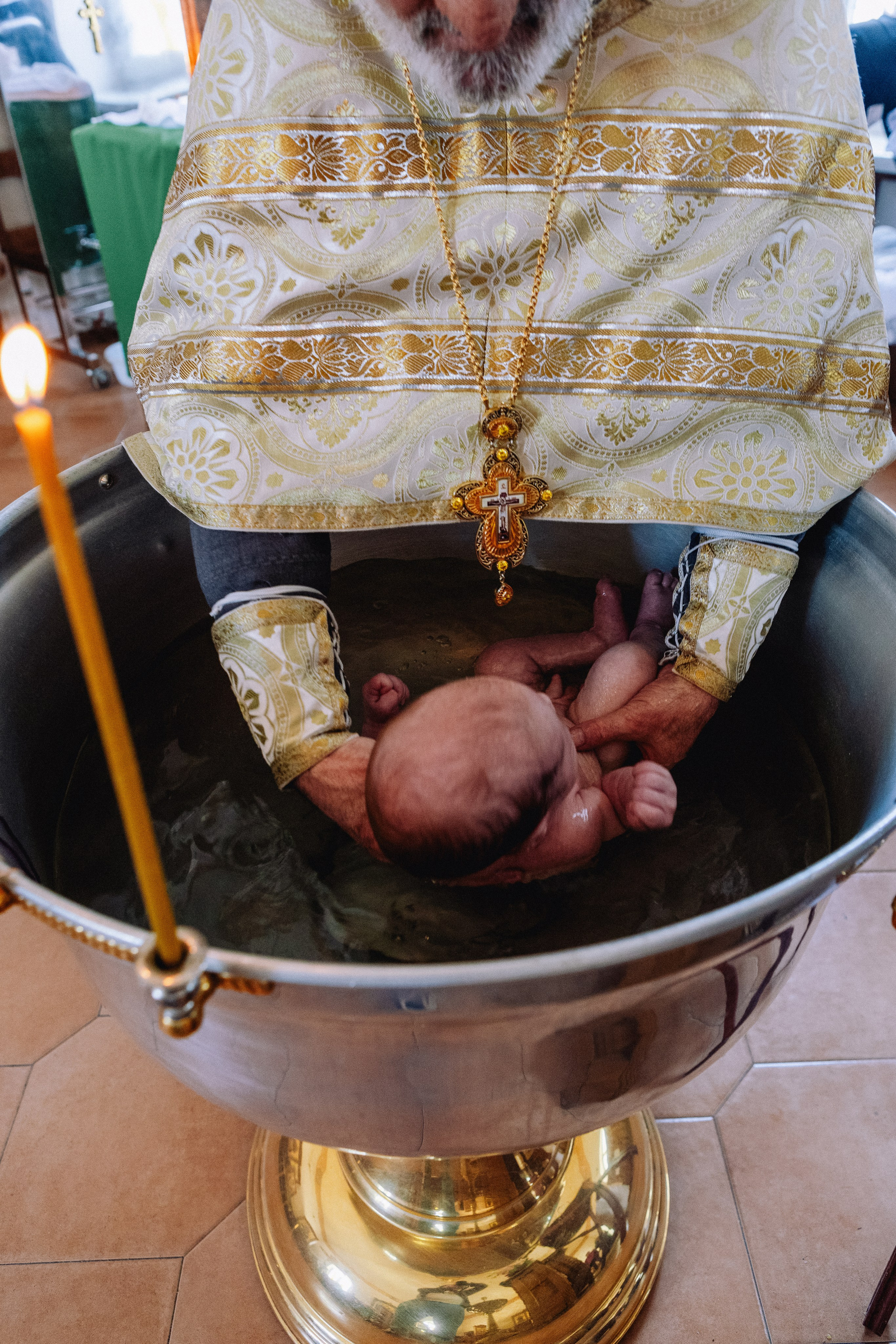 Крещение Артема и Полины. Фотограф в Курске Смирнов Евгений