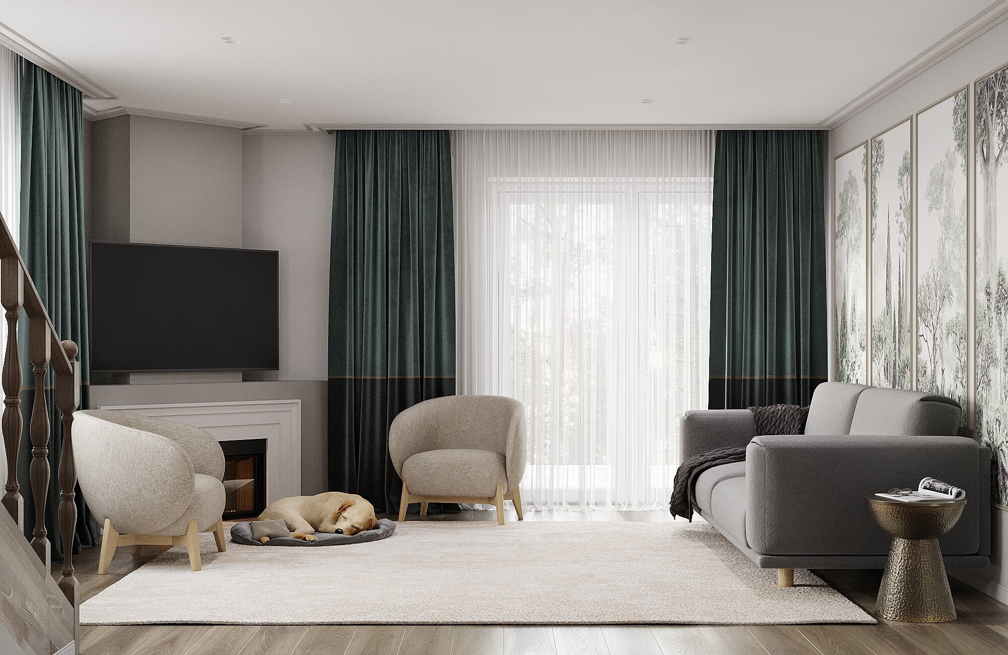 Проект «Дом с цветами». Дизайнер интерьера Ирина Воропаева