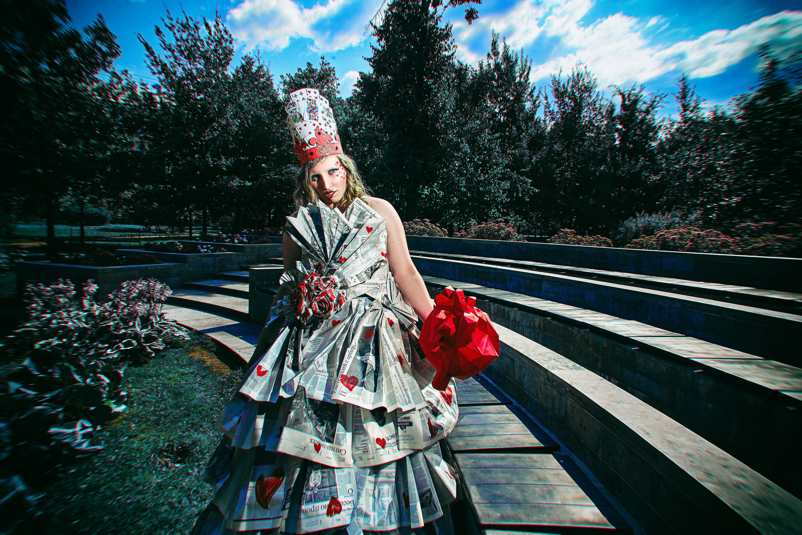 Сказочная фотосессия Красной Королевы с сердцем. Рекламный фотограф Санкт-Петербург Катерина Мишкель