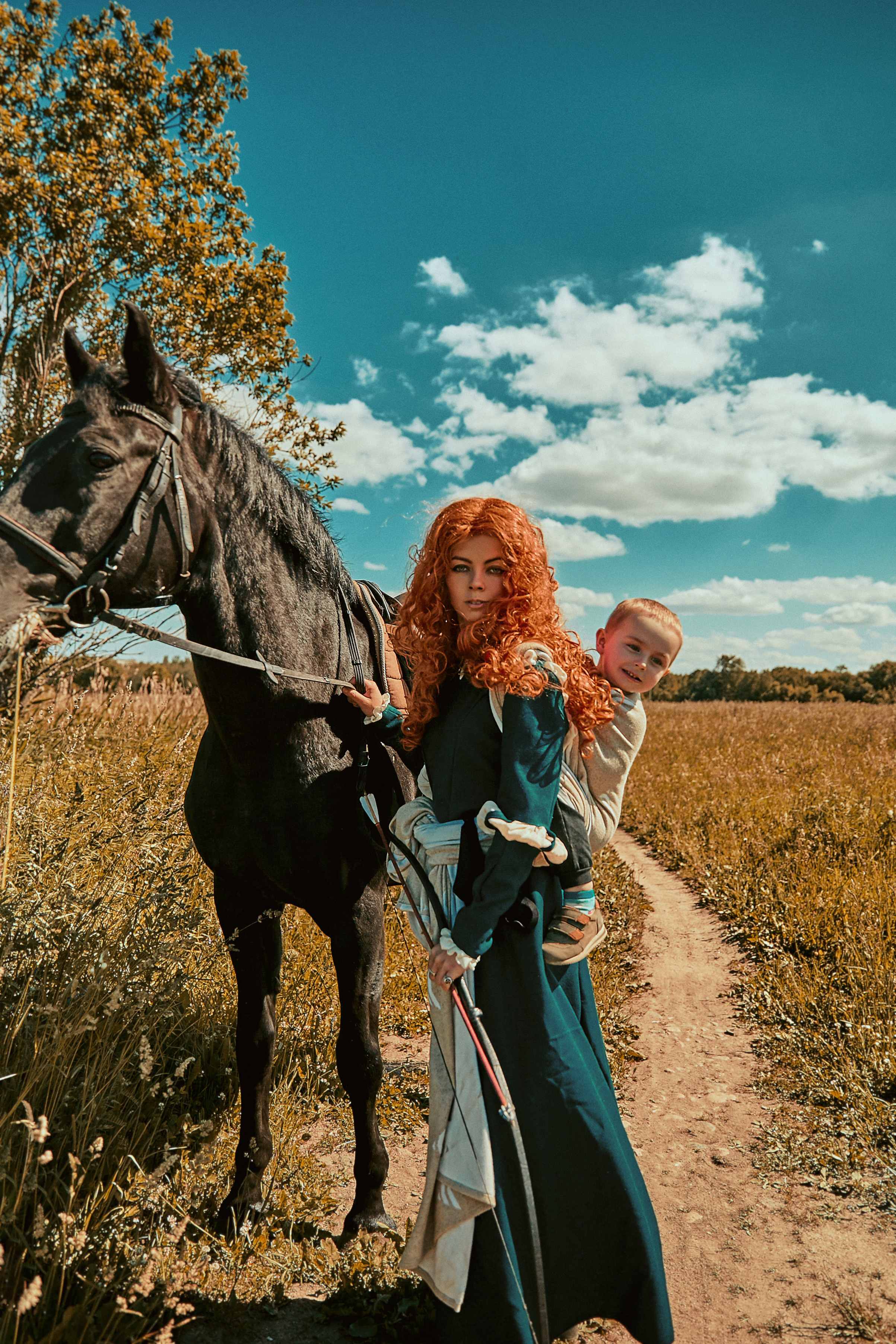 Косплей фотосессия Храбрая Сердцем. Рекламный фотограф Санкт-Петербург Катерина Мишкель