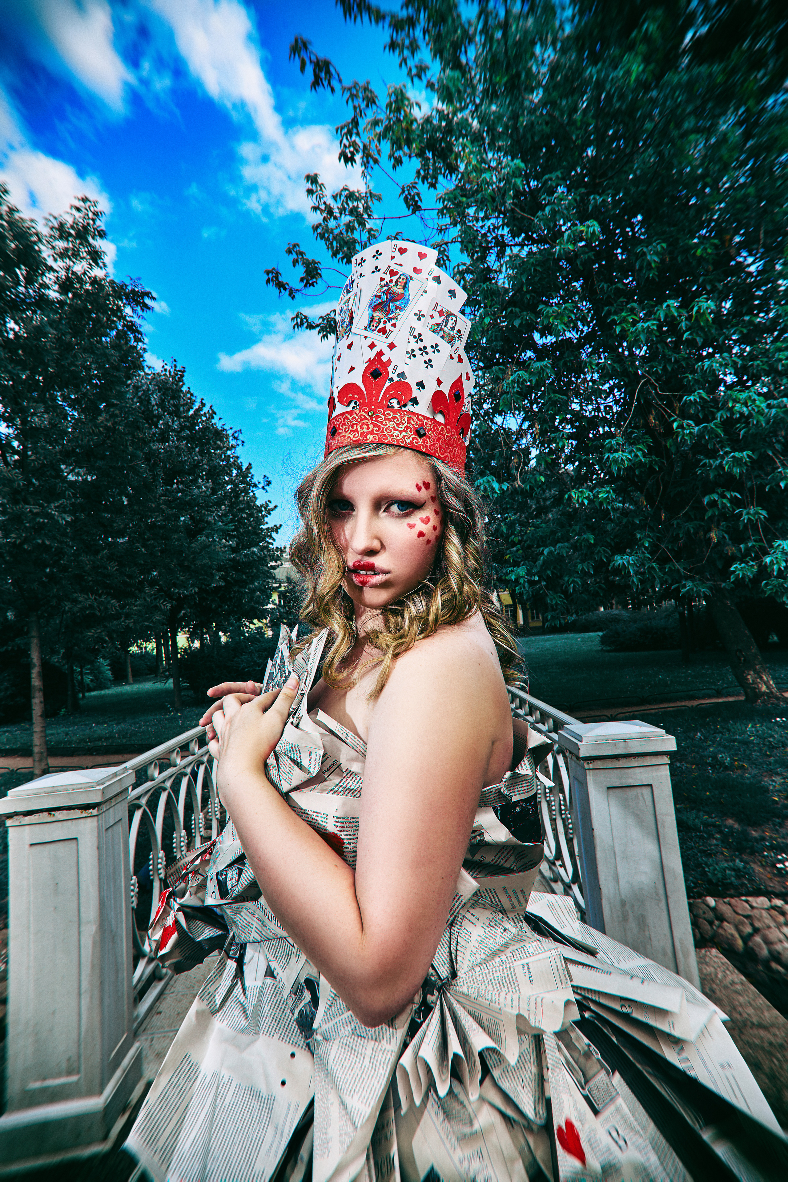 Сказочная фотосессия Красной Королевы с сердцем. Рекламный фотограф Санкт-Петербург Катерина Мишкель
