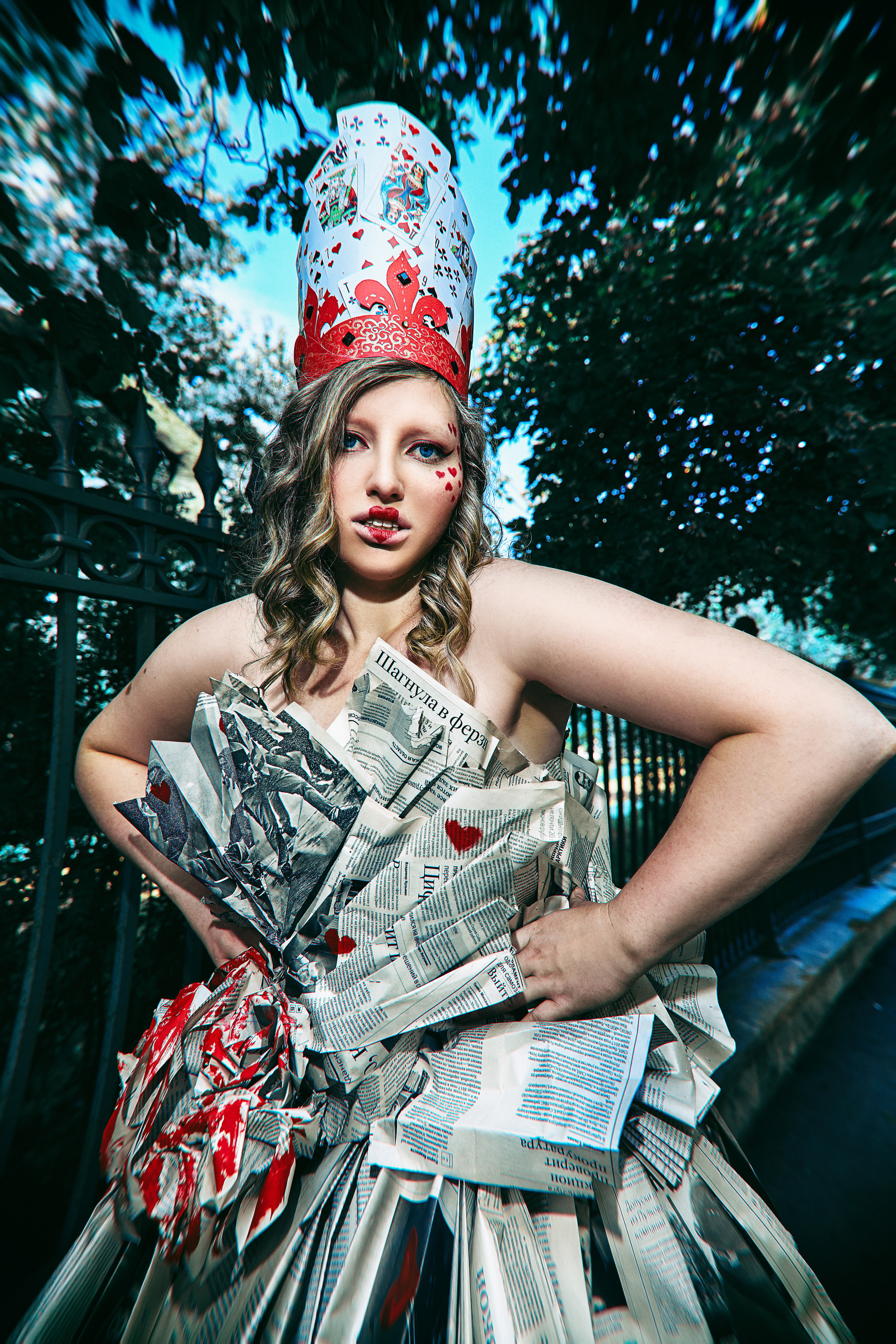 Сказочная фотосессия Красной Королевы с сердцем. Рекламный фотограф Санкт-Петербург Катерина Мишкель