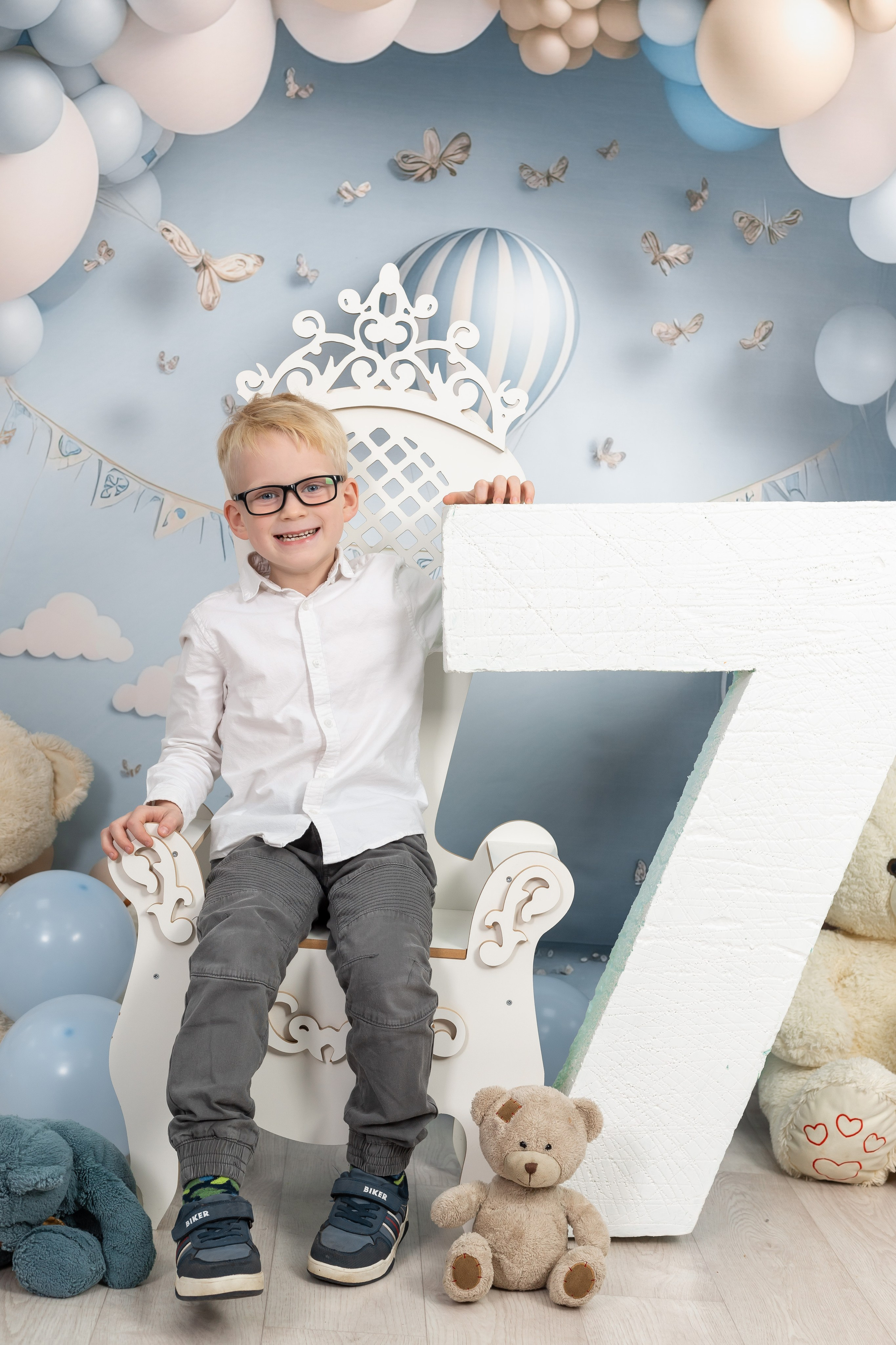 фотосессия с цифрой