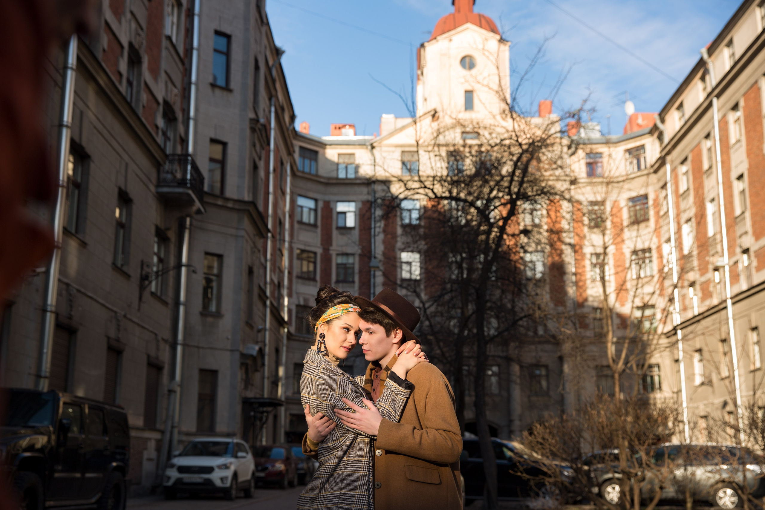 Фотосессия лав стори в старинном Петербурге. Свадебный и портретный фотограф в Санкт-Петербурге Надежда Чечулина